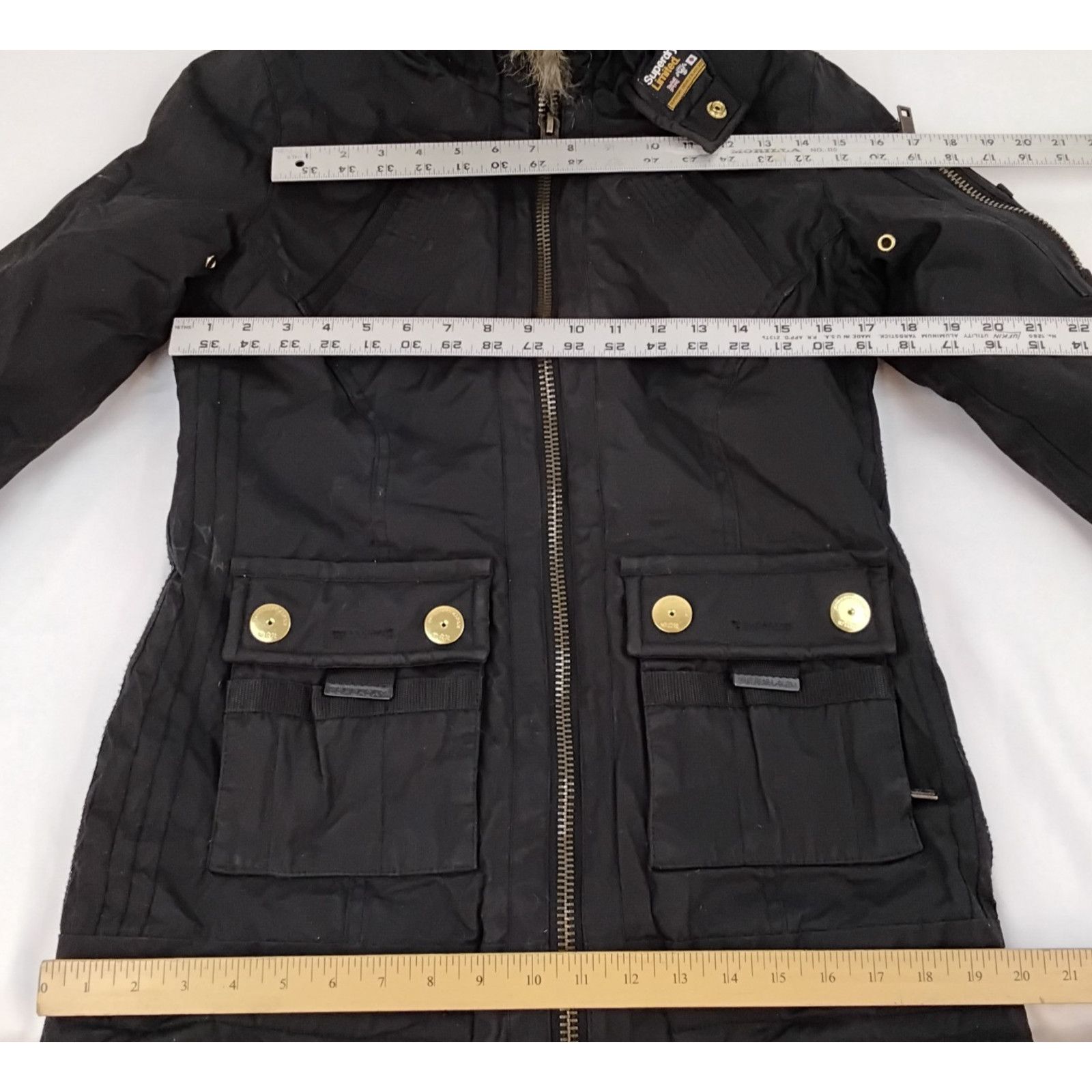 Superdry Superdry Limited Parka Black Men's Small Hooded Size US S / EU 44-46 / 1 - 11 Thumbnail