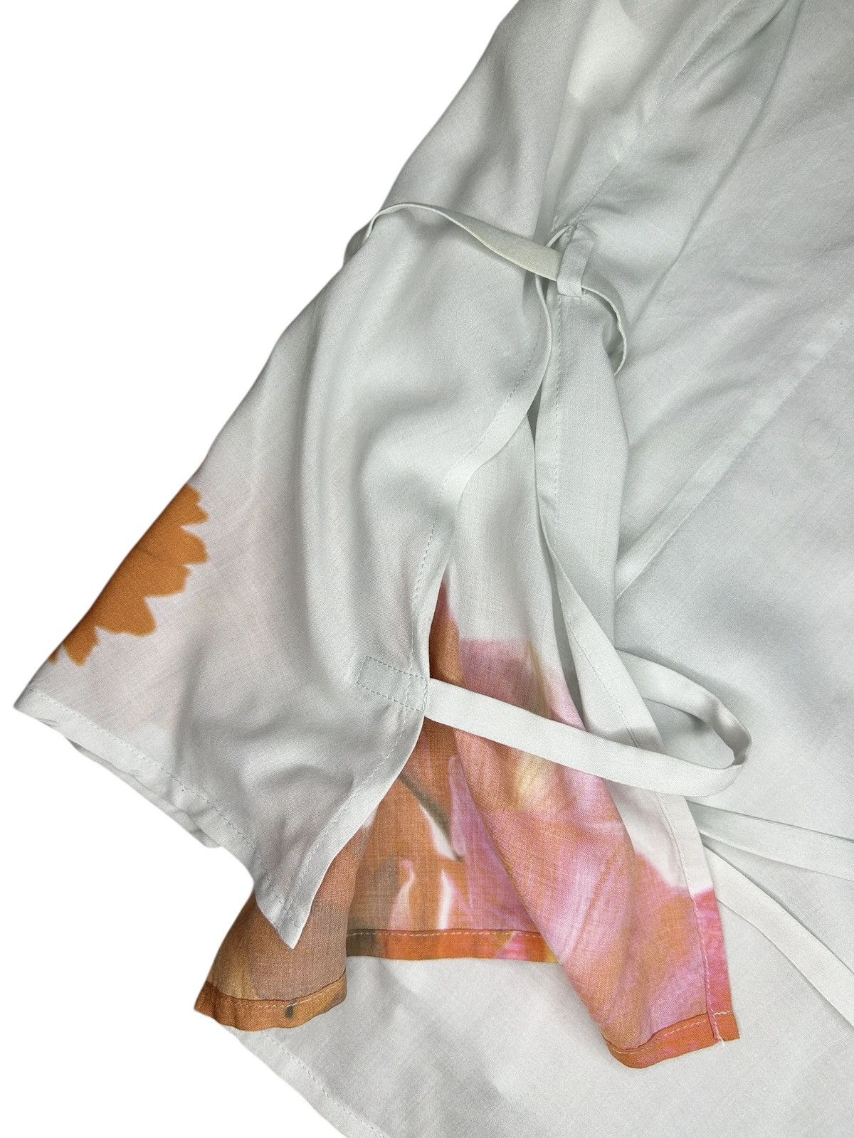 Y's S/S 08 Floral Wrap Top Size M / US 6-8 / IT 42-44 - 8 Thumbnail