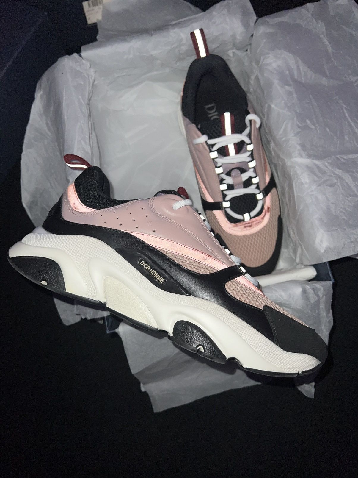 Dior Christian Dior B22 “Pink/Black” Size US 11 / EU 44 - 4 Thumbnail
