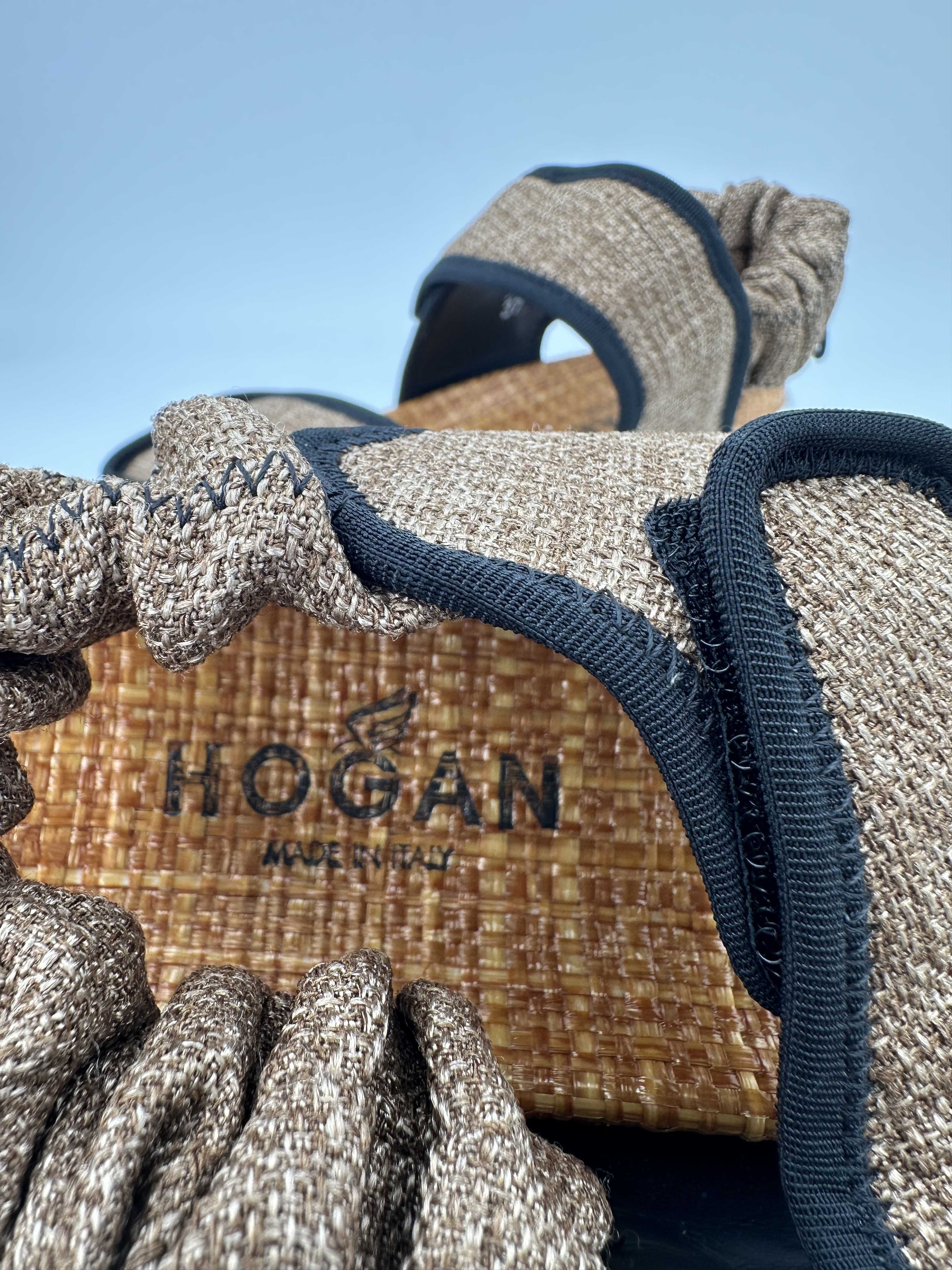 Hogan Hogan Brown Velcro Sandals Size US 7 / IT 37 - 8 Thumbnail