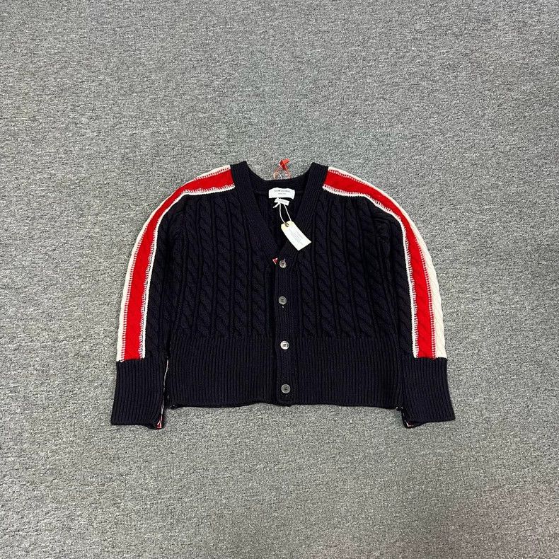 Thom Browne Thom Browne Marble Knitted Open Shirt Size US XL / EU 56 / 4 - 1 Thumbnail