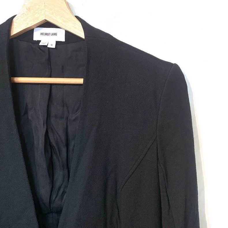 Helmut Lang HELMUT LANG Helmuth wore a jacket without a collar Size S / US 4 / IT 40 - 3 Thumbnail