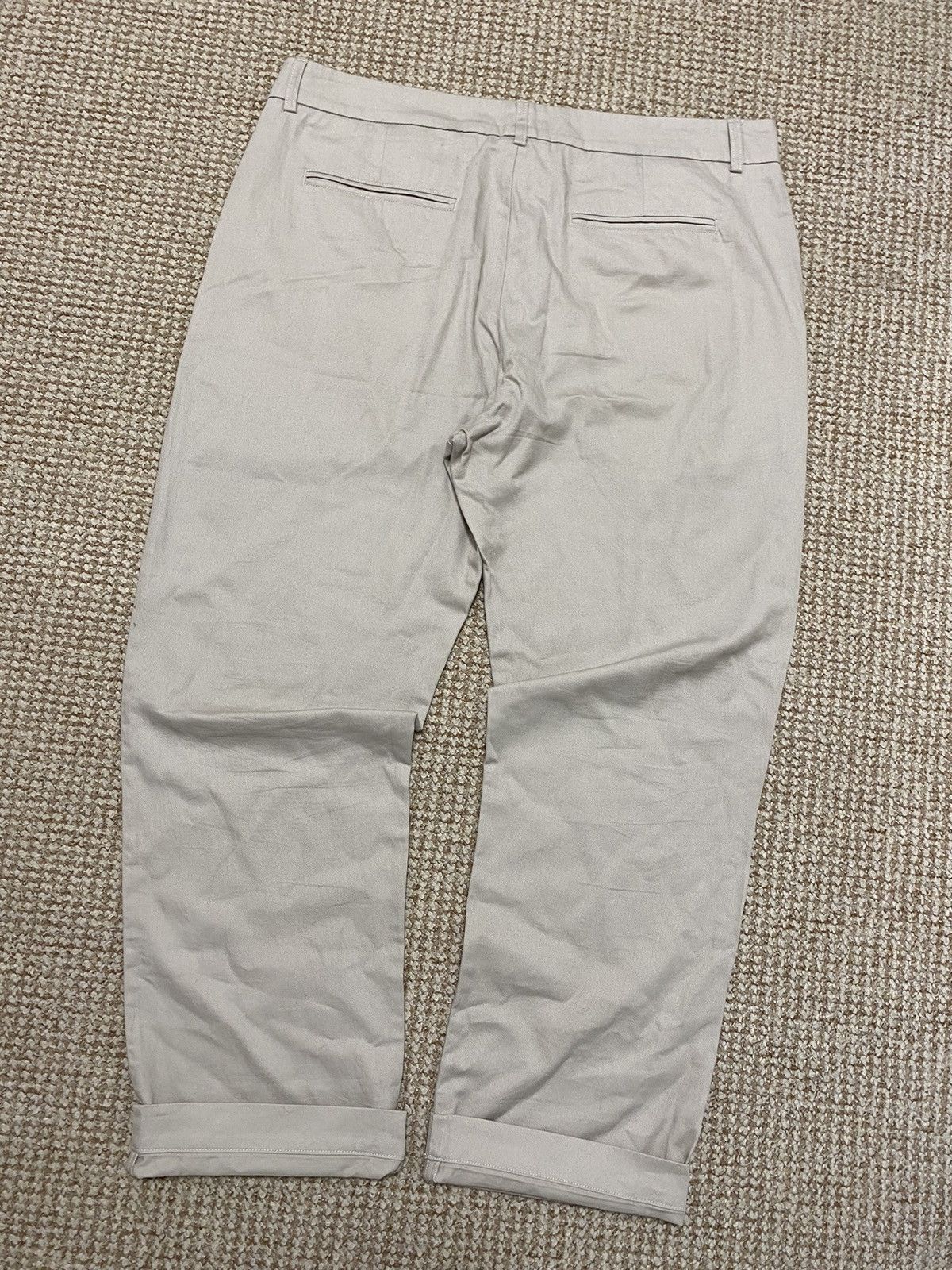 Folk Folk beige casual cotton chino pants - size 4 Size US 35 - 4 Thumbnail