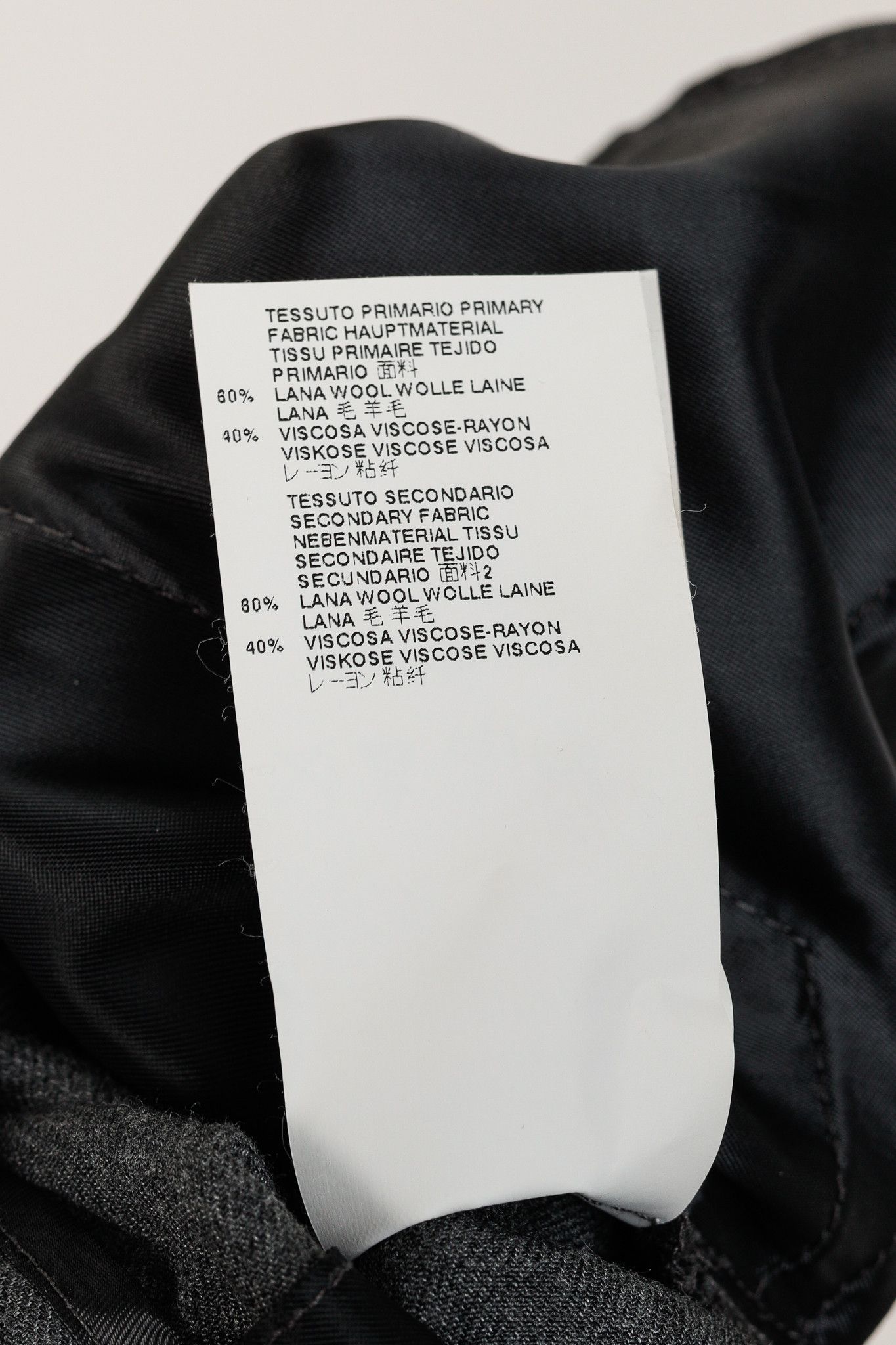 MM6 × Maison Margiela MM6 Maison Martin Margiela Wool-Blend Black-Waist Trousers Size 27" / US 4 / IT 40 - 9 Thumbnail