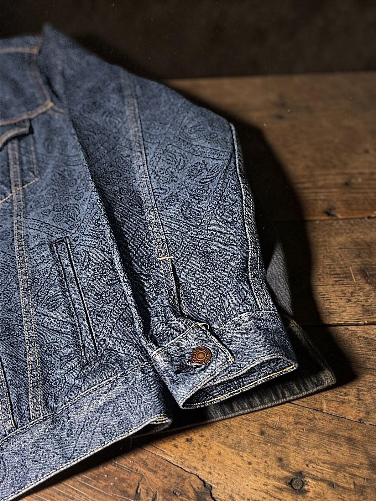 Levi's Vintage Clothing Levi’s jeans jacket premium vintage trucker fit western Size US L / EU 52-54 / 3 - 9 Thumbnail