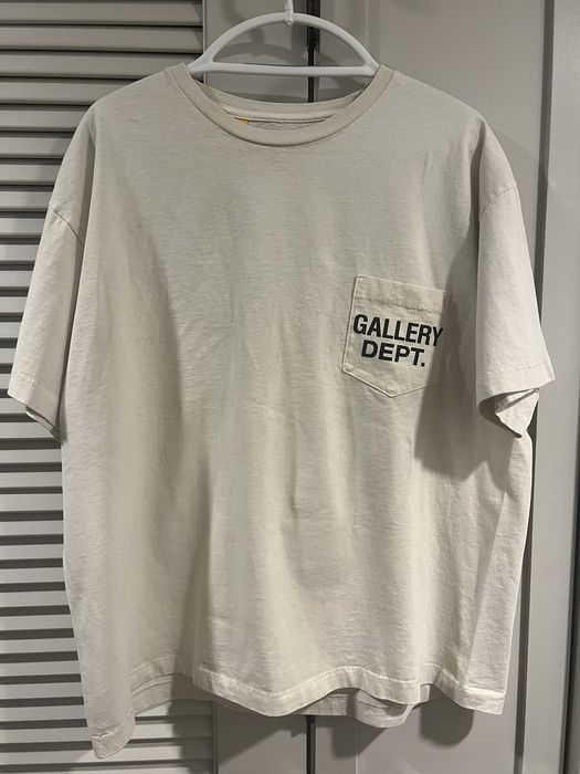 logo-print cotton T-shirt, GALLERY DEPT.