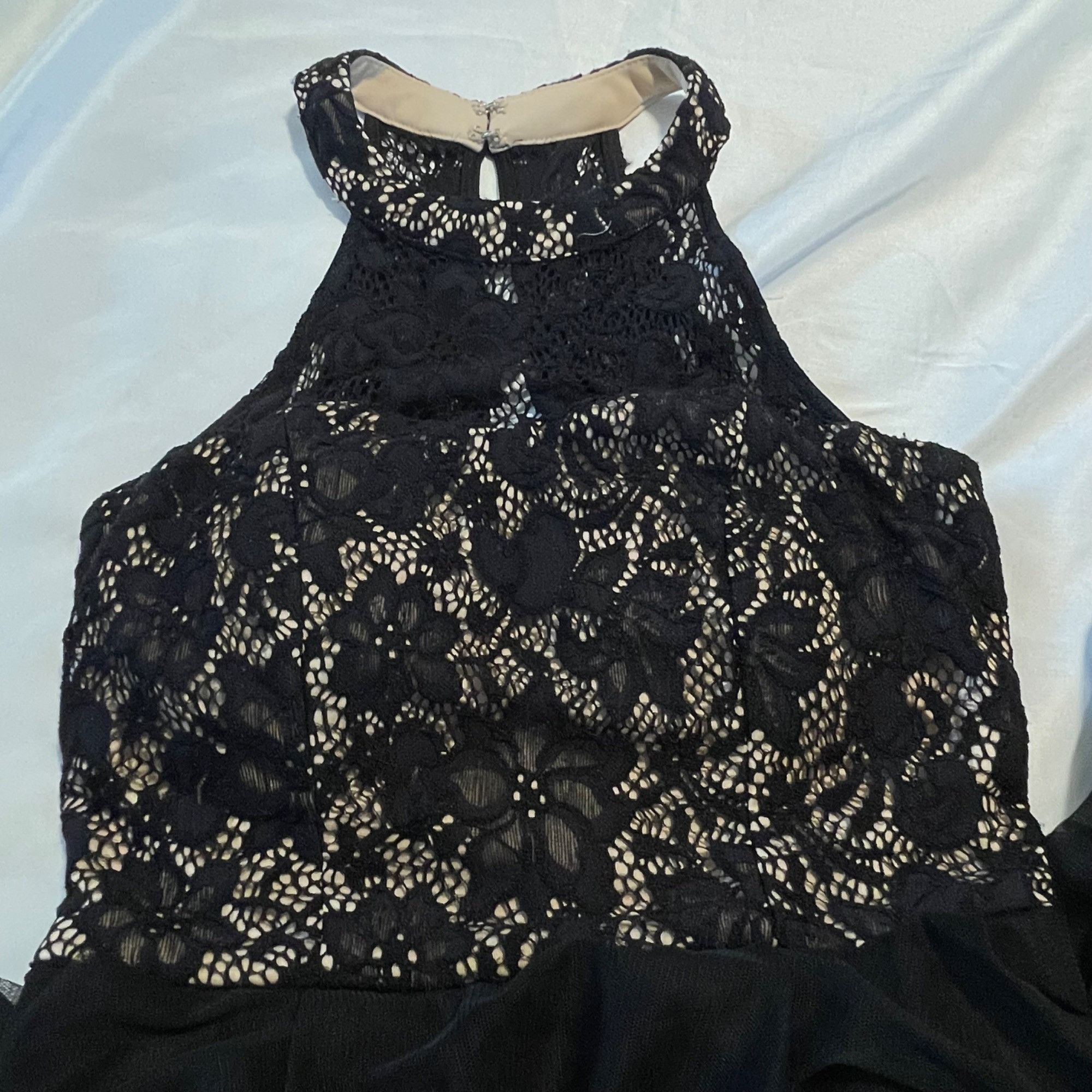 Other Speechless Black Lace & Mesh High-Low Dress Size 1 Size S / US 4 / IT 40 - 16 Thumbnail