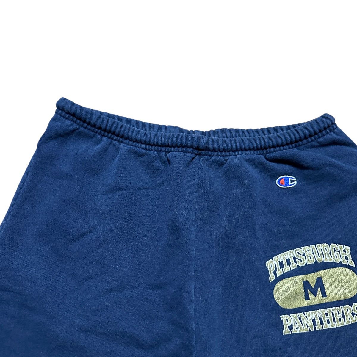 Champion × Vintage Vintage 90s Champion Pitt Panthers Sweat Shorts Size US 34 / EU 50 - 5 Thumbnail