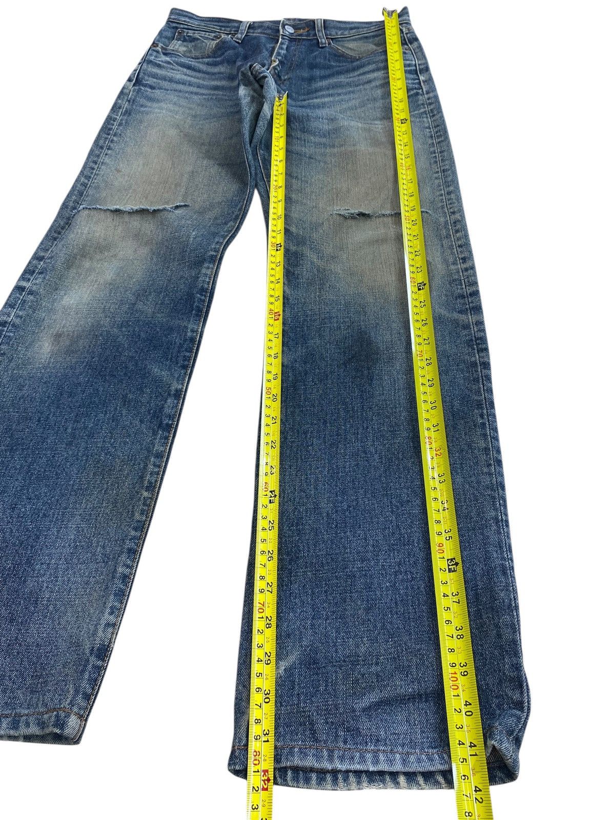 Japanese Brand Japanese Brand Whiskers Mud Wash Style Ripped Jeans Size US 30 / EU 46 - 7 Thumbnail