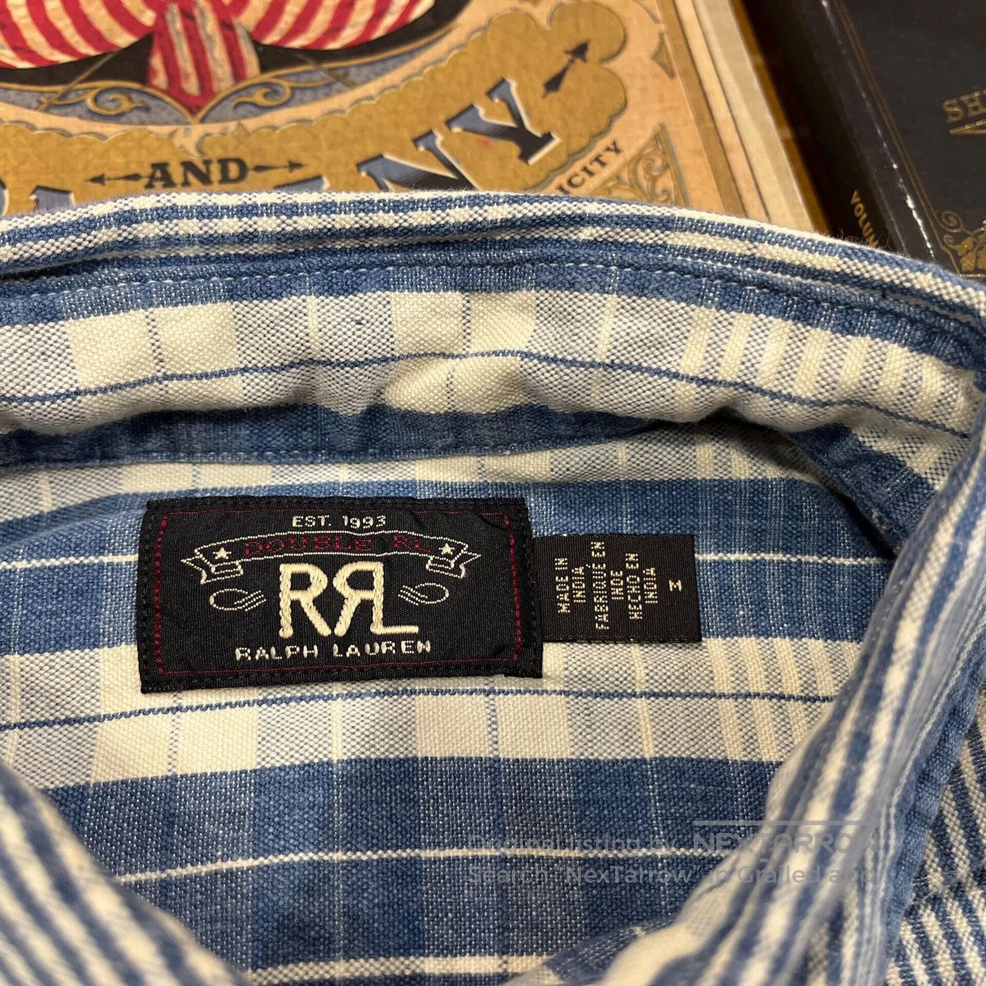 RRL Ralph Lauren RRL Striped Shirt by Ralph Lauren. Size US M / EU 48-50 / 2 - 4 Thumbnail