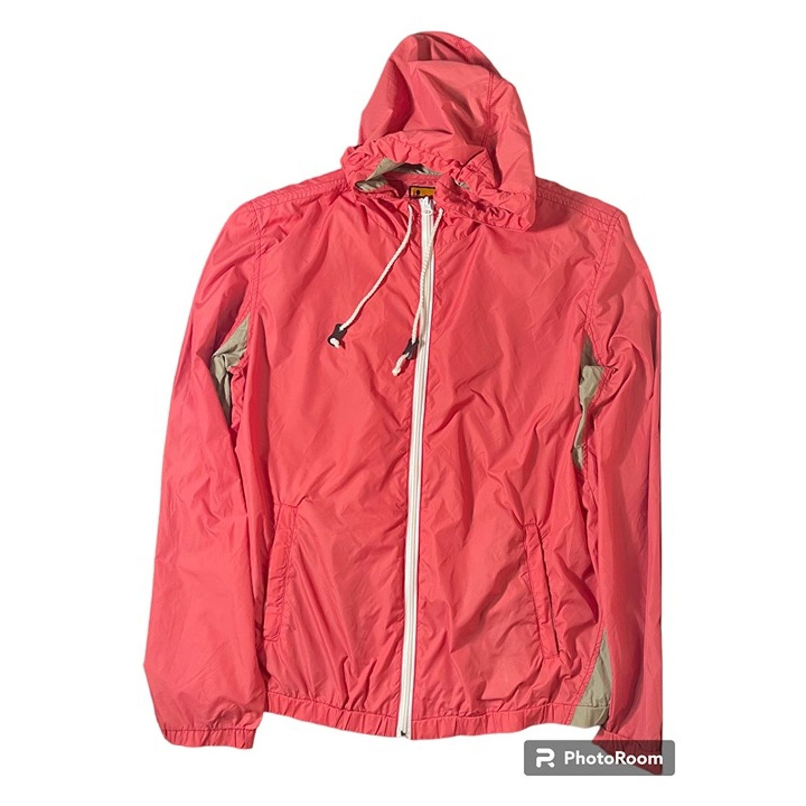 Brooklyn Industries Brooklyn Industries Pink Windbreaker Hooded Women's Size L Size L / US 10 / IT 46 - 1 Thumbnail
