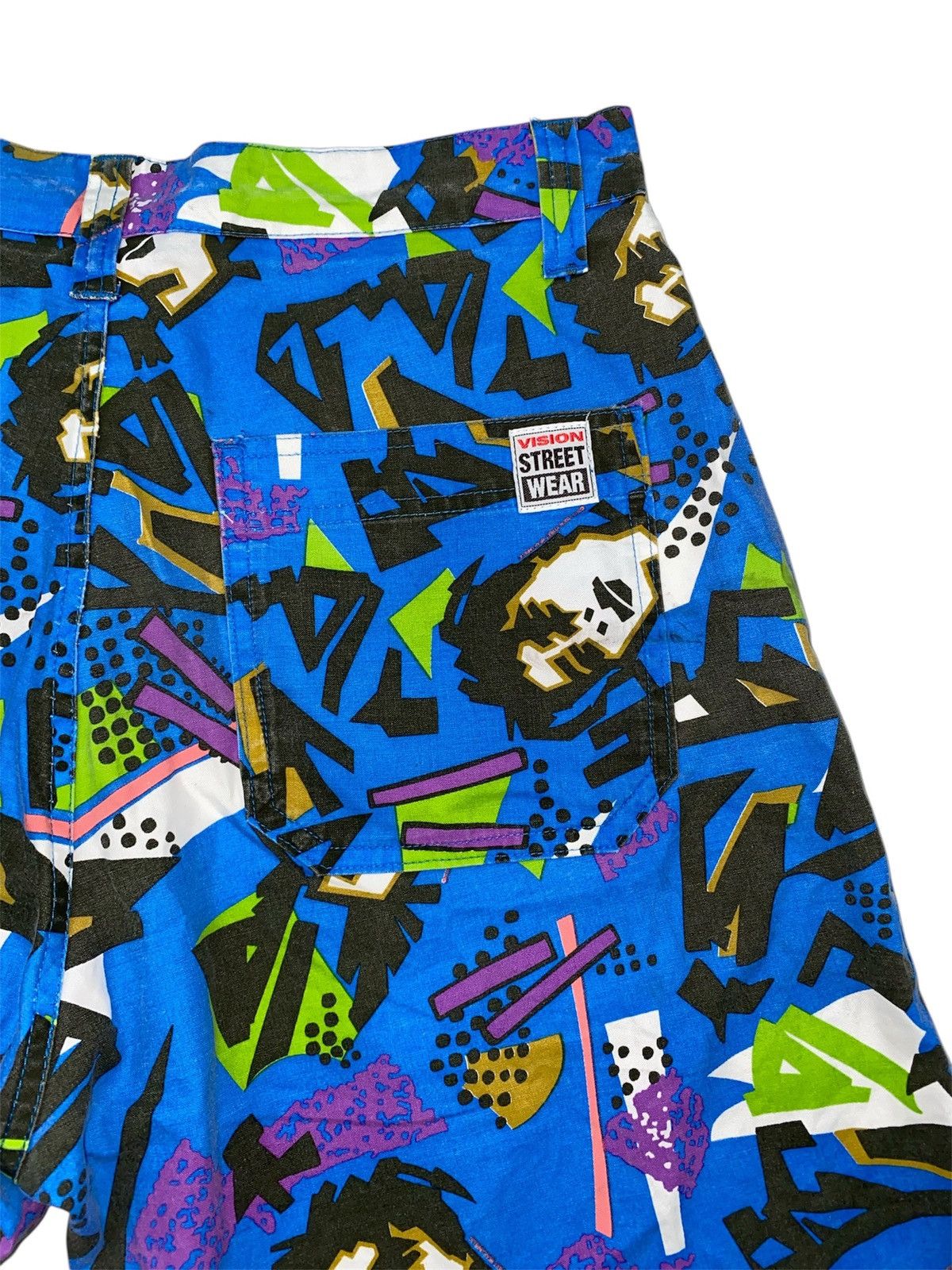 Vintage × Vision Streetwear Vtg Vision Streetwear x Unrelic x Atespexs shorts Size US 32 / EU 48 - 5 Thumbnail