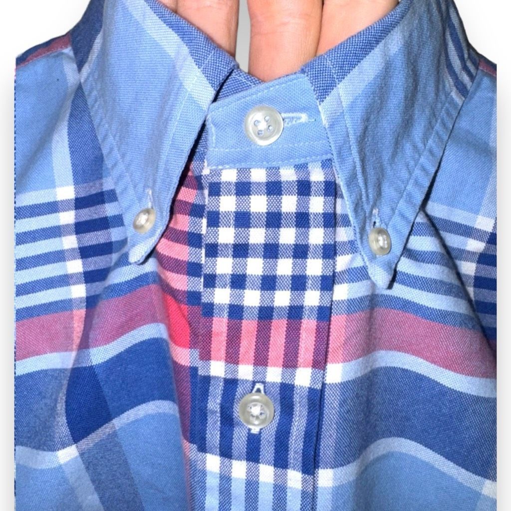 Polo Ralph Lauren Blue Polo Ralph Lauren Flesh Pony Oxford Button Down Shirt M Size US M / EU 48-50 / 2 - 4 Thumbnail