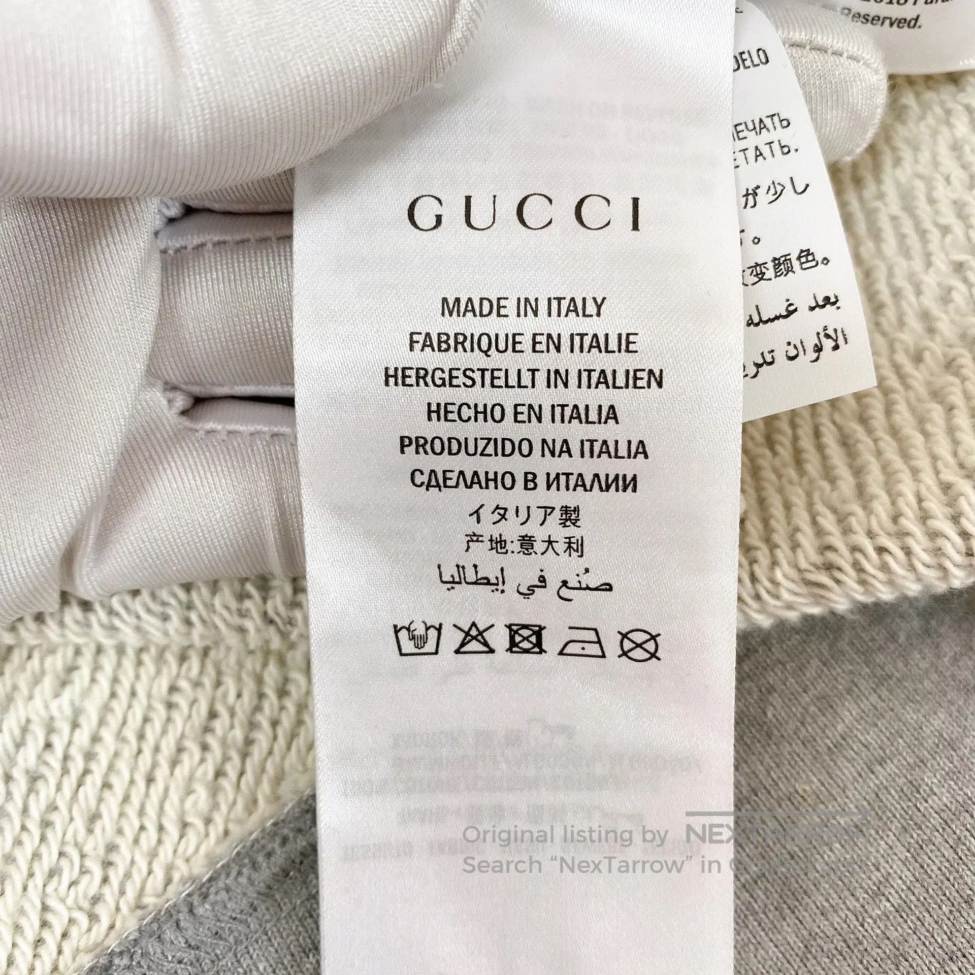 Gucci Gucci Gray Sweatshirt Size S. Size US S / EU 44-46 / 1 - 8 Thumbnail