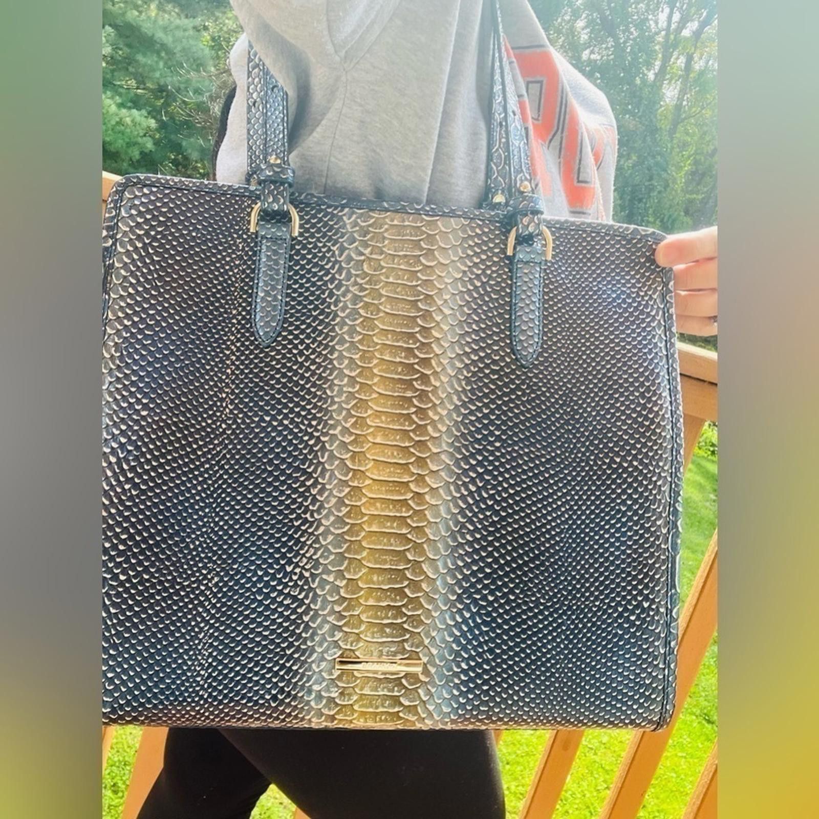 BRAHMIN Brahmin Tia Serenity Melbourne Tote Bag NWT Size ONE SIZE - 9 Thumbnail