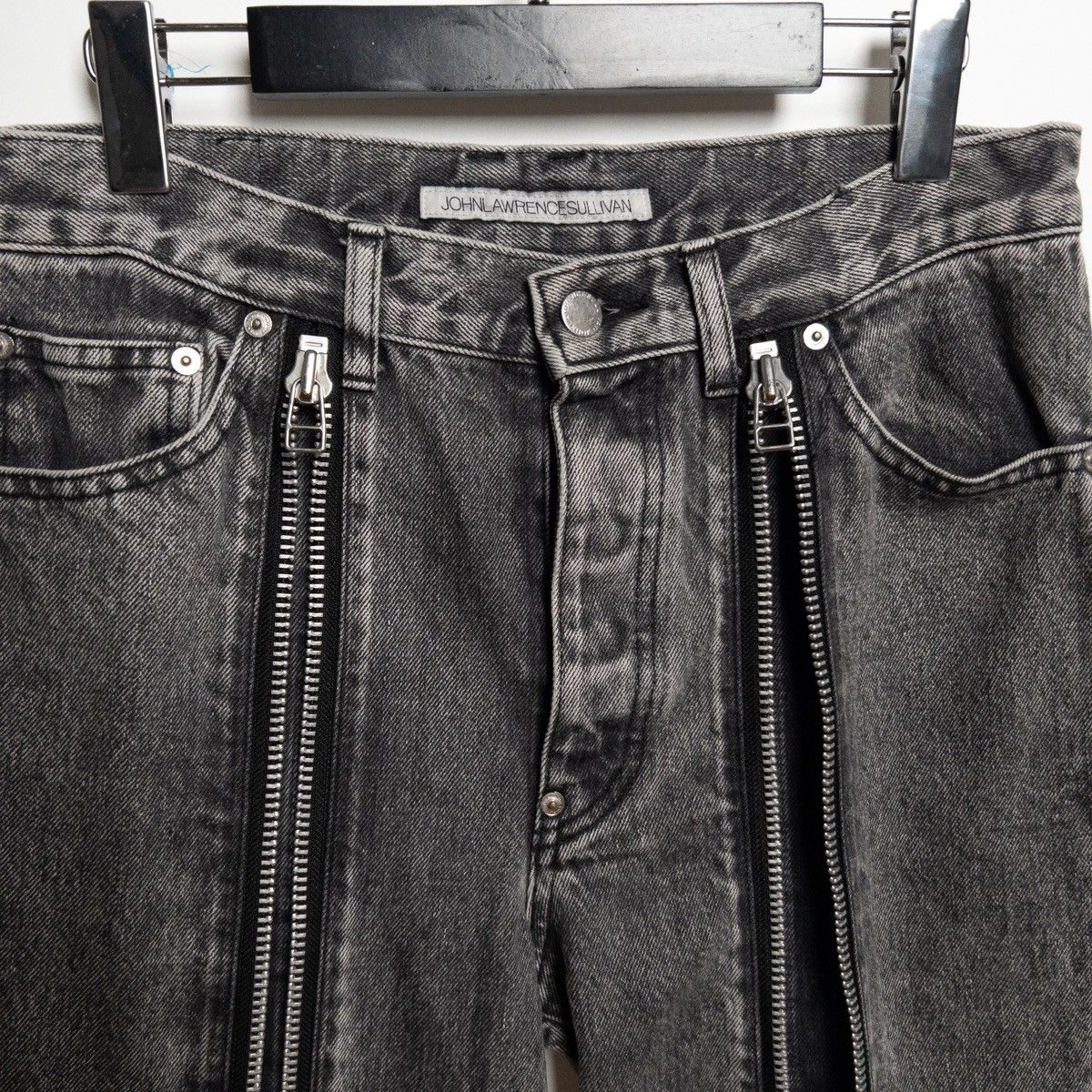 JOHN LAWRENCE SULLIVAN John Lawrence Sullivan Denim Zipped Pants Size US 30 / EU 46 - 5 Thumbnail