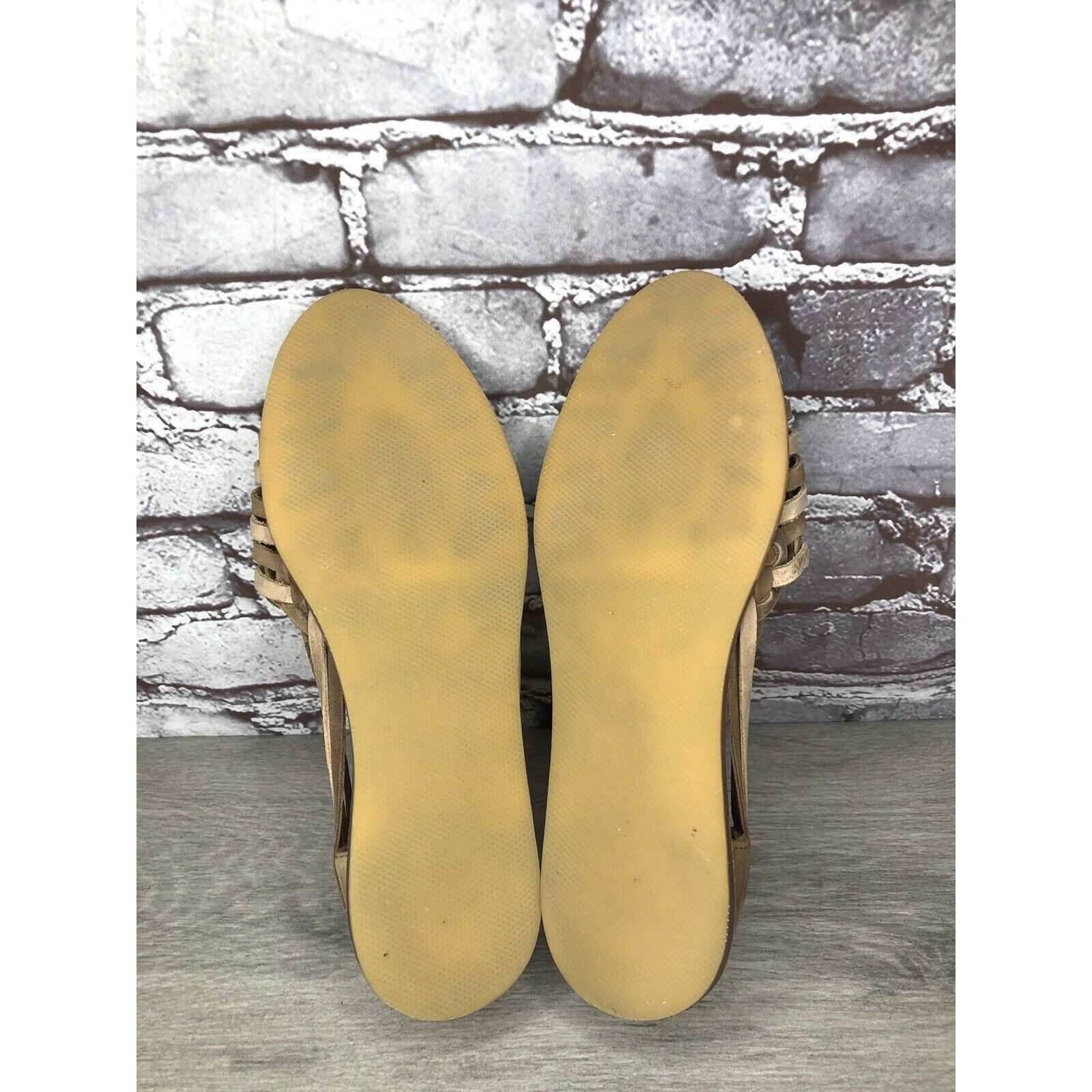Nisolo NISOLO Tan Brown Huarache Leather Weaves Flats Sandals Women Size US 10 / IT 40 - 18 Thumbnail