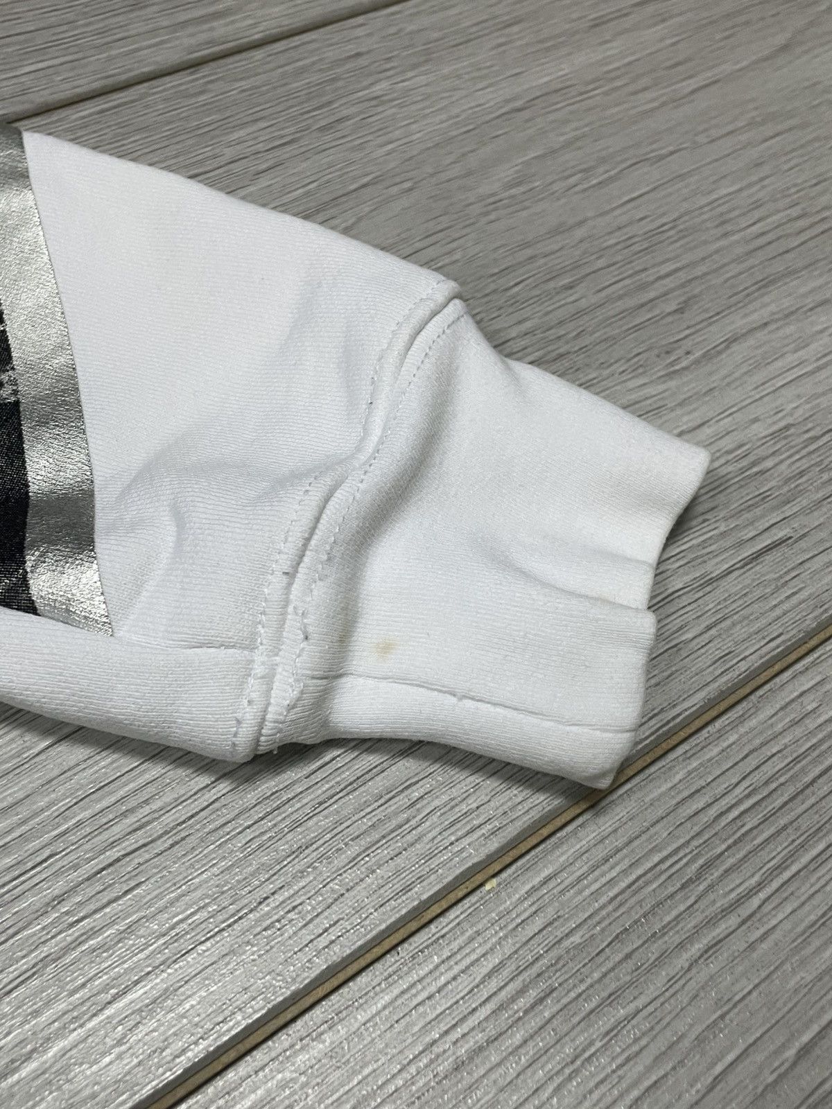 Calvin Klein Calvin Klein Andy Warhol matador big logo silver hoodie Size US XS / EU 42 / 0 - 6 Thumbnail