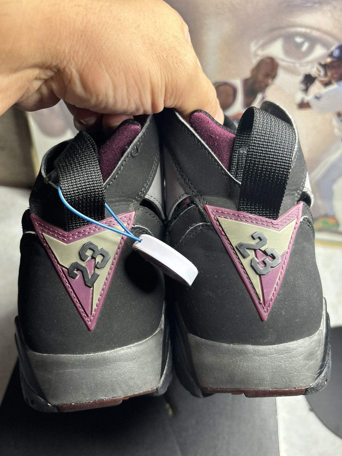 Jordan Brand Air Jordan 7 Retro 2011 Bordeaux 2011 Size US 12 / EU 45 - 7 Thumbnail
