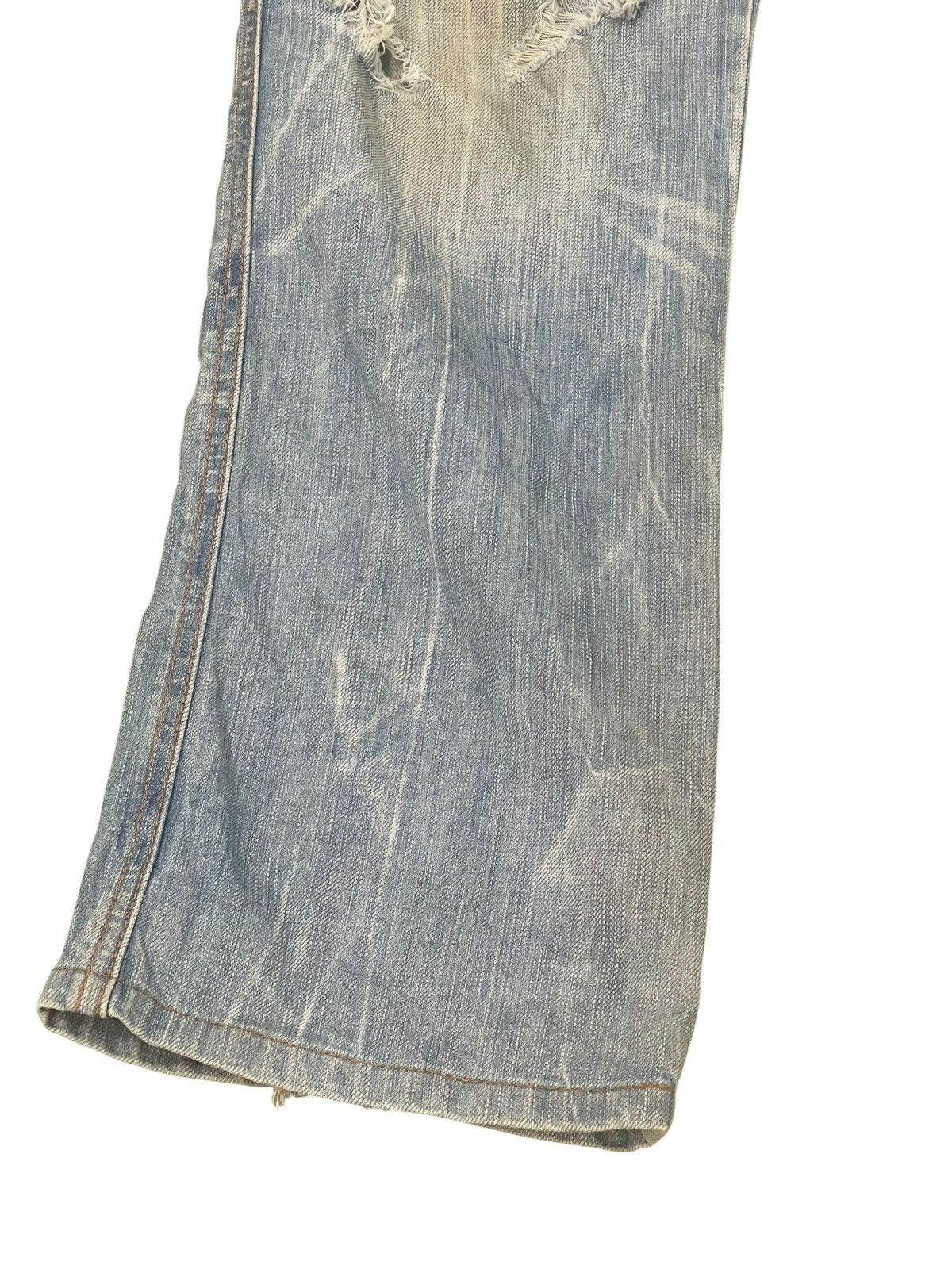 Hysteric Glamour Distress Jeans Edwin Japan Faded Regular Straight 2🟦5 Size US 31 - 2 Thumbnail