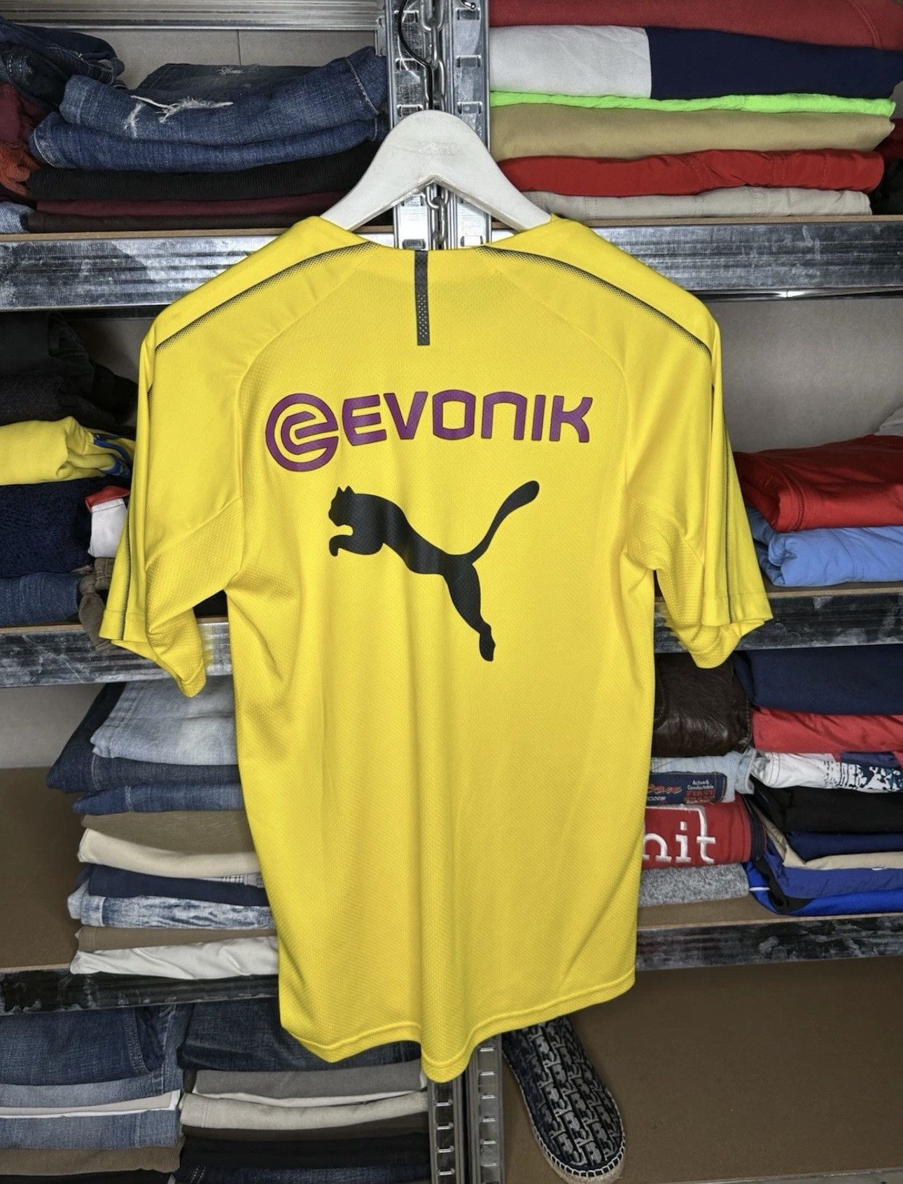 Puma PUMA BVB 2019 Borussia Dortmund Training Football T-Shirt Size US S / EU 44-46 / 1 - 2 Thumbnail
