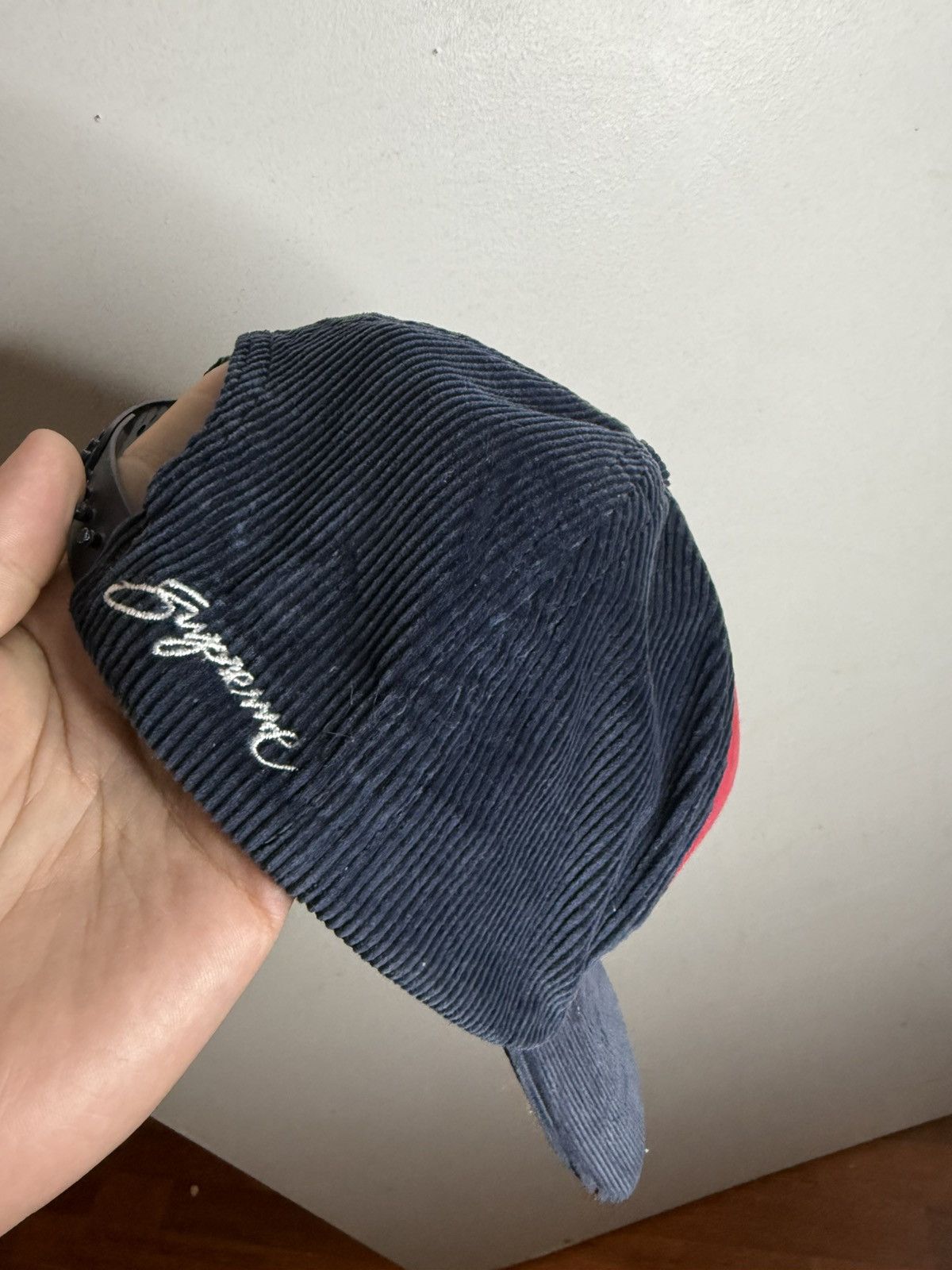 Supreme 2008 Supreme Worst Nightmare Corduroy Snapback Hat Size ONE SIZE - 4 Thumbnail