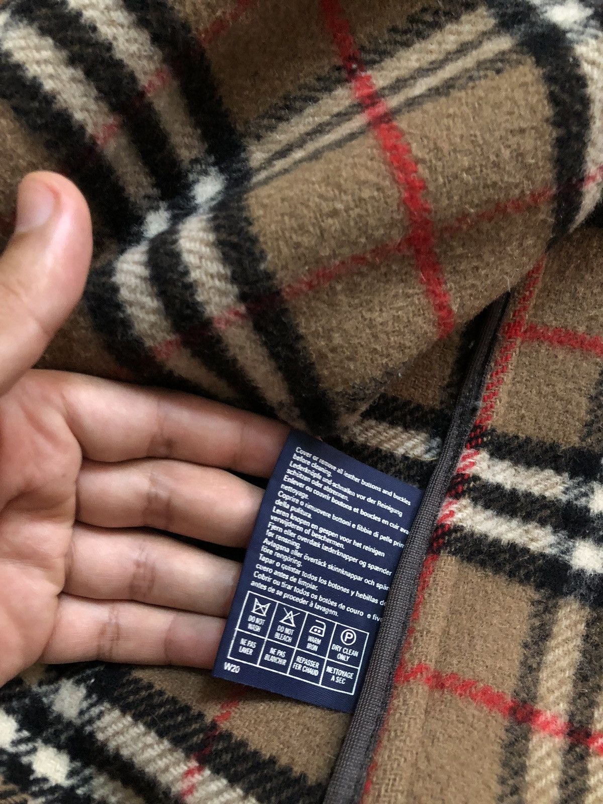 American Trench × Burberry Manteau vintage en laine et cachemire Burberry Size 38L - 5 Thumbnail