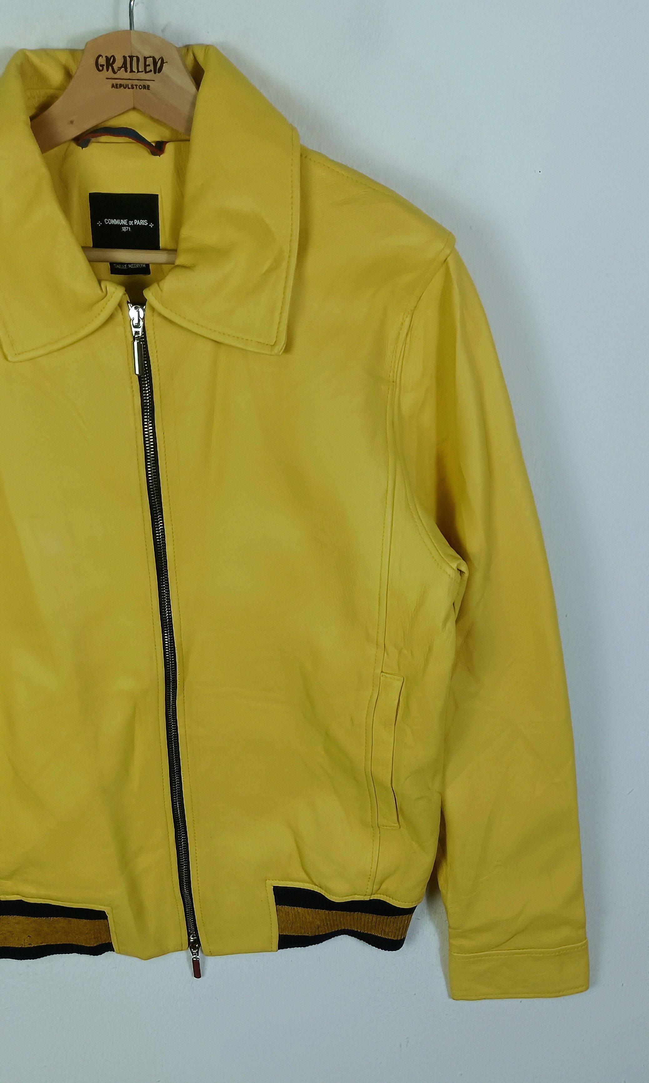 Commune De Paris Commune de Paris Leather Zipper Jacket Size US M / EU 48-50 / 2 - 4 Thumbnail