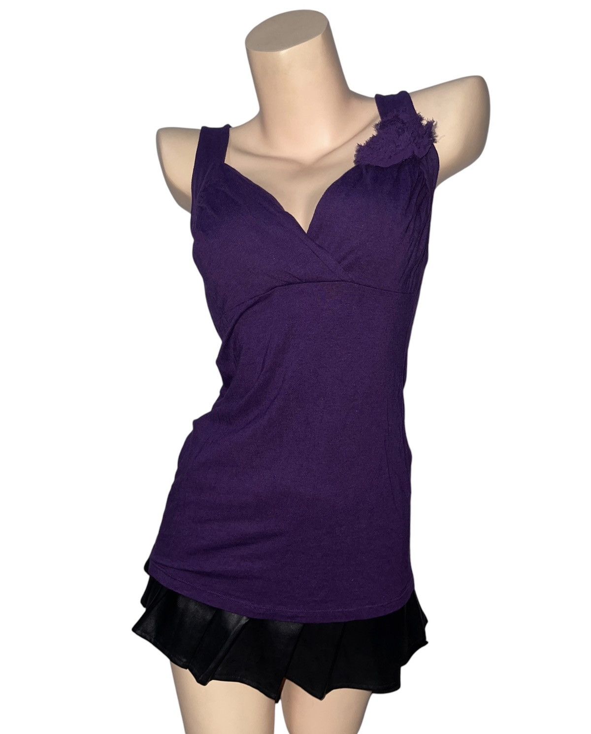 Japanese Brand Vintage Y2K purple tank top 👾🔮 Size S / US 4 / IT 40 - 5 Thumbnail