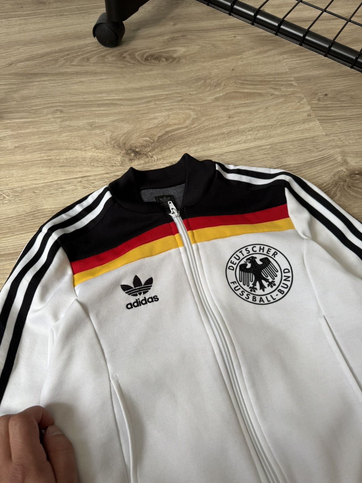 Adidas Vintage Y2K Adidas Germany FIFA Track Jacket Size XS / US 0-2 / IT 36-38 - 4 Thumbnail