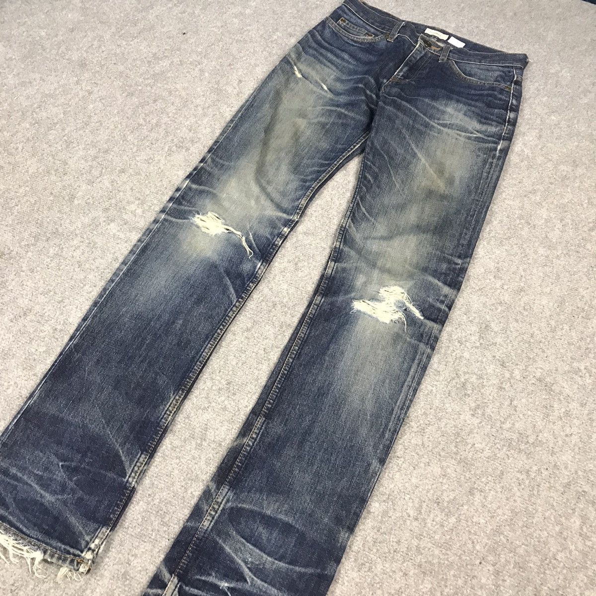 Hysteric Glamour × Japanese Brand HYSTERIC GLAMOUR DENIM DISTRESSED SKINNY JEANS PANT Size US 27 - 7 Thumbnail