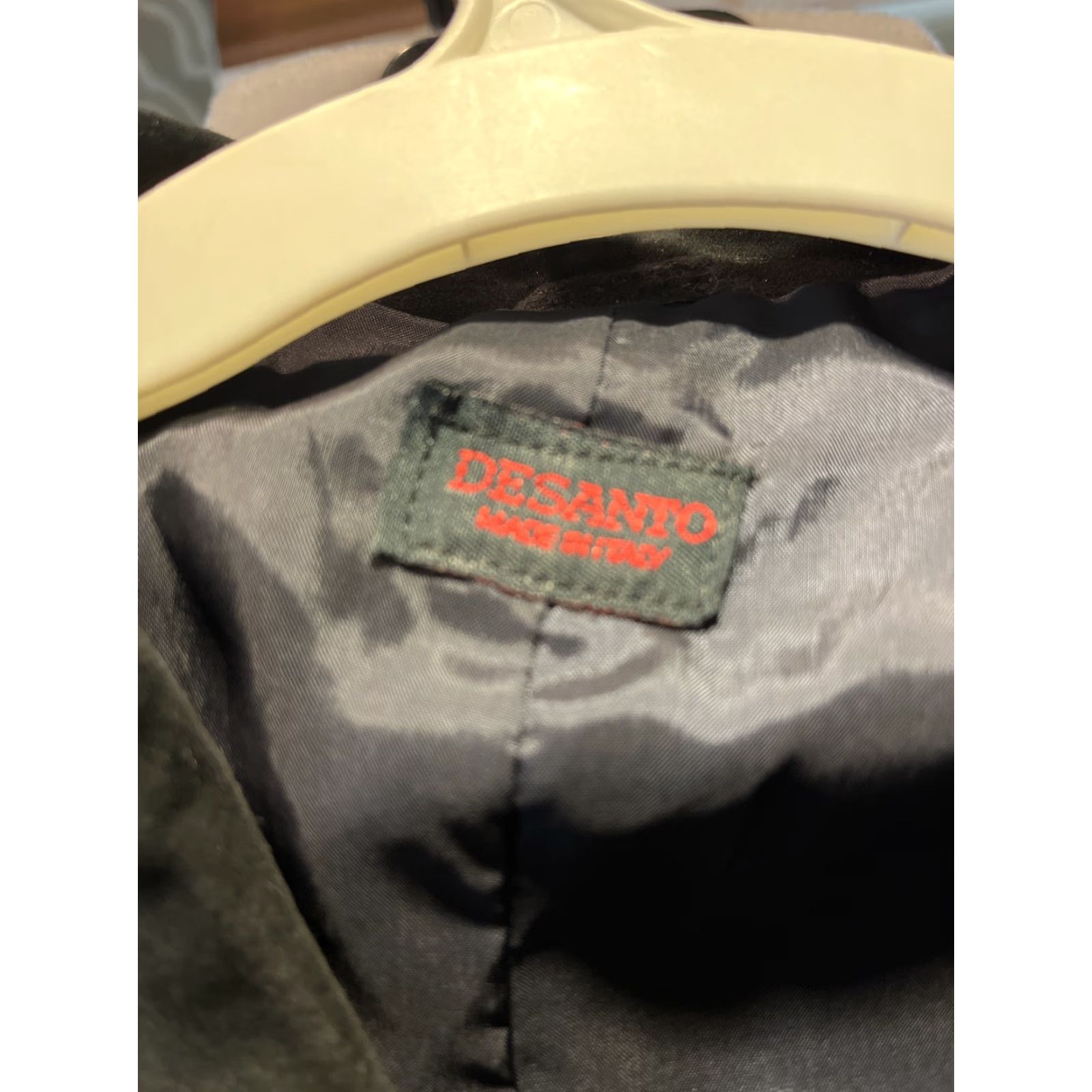 Vintage VINTAGE Desanto Italian Suede Jacket Women's Small Black Blazer Lightweight Pockets 40 Size S / US 4 / IT 40 - 5 Thumbnail
