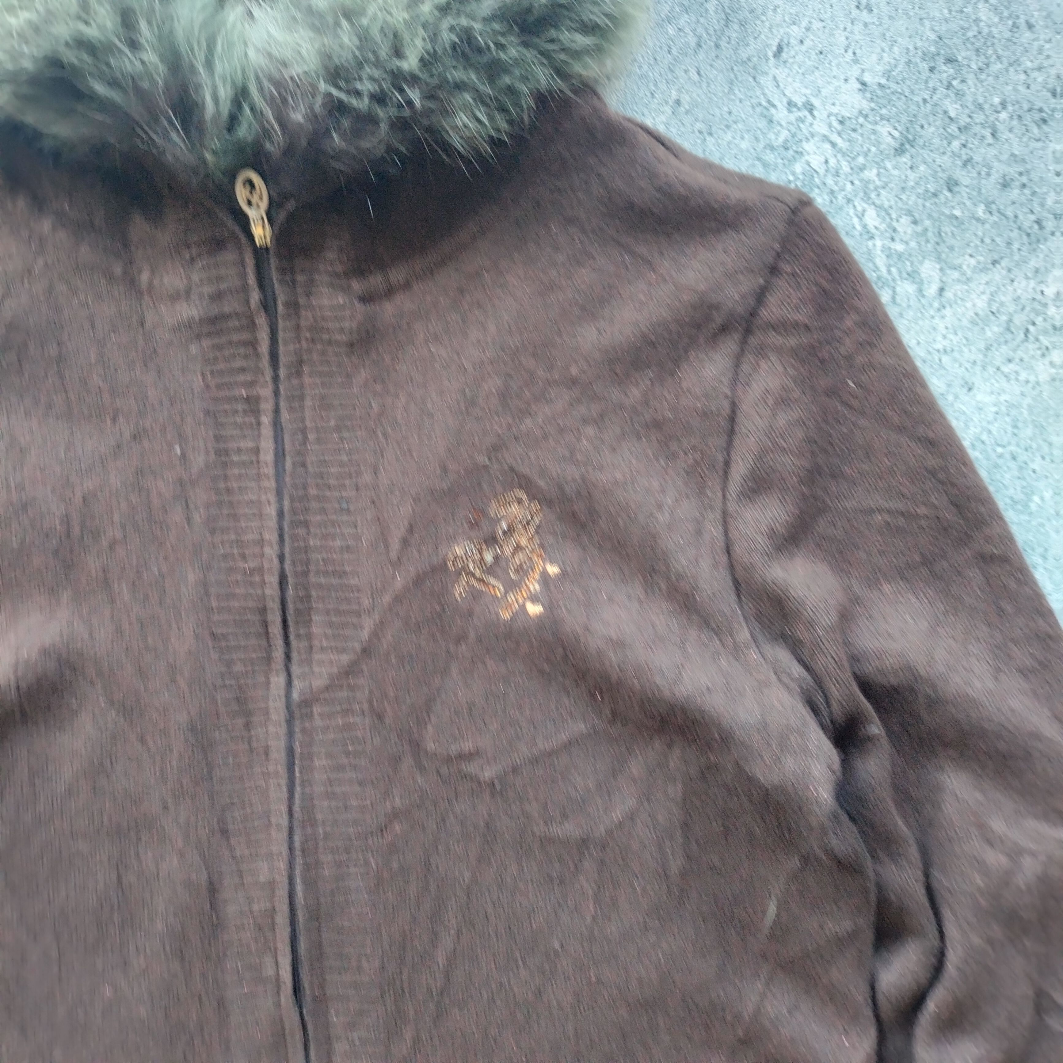 If Six Was Nine × Japanese Brand × Le Grande Bleu (L.G.B.) 2000s Japanese Fur knitwear Zip hoodie iswn lgb style Size US M / EU 48-50 / 2 - 2 Thumbnail