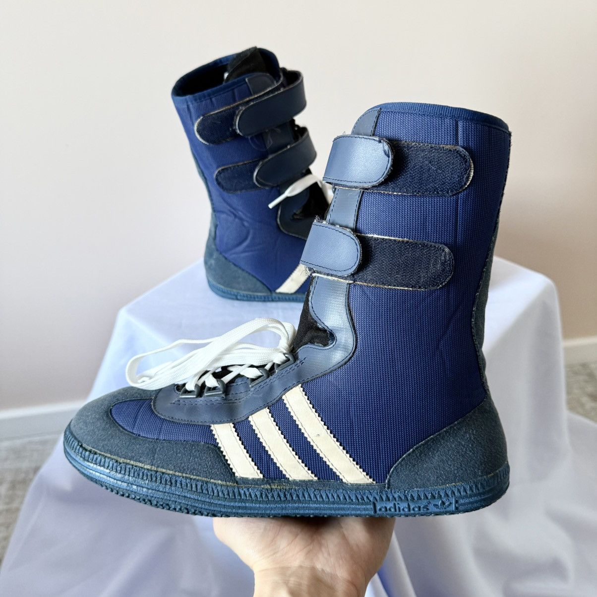 Adidas 80s Adidas Windsurfing Archive Boxing Shoes Boots Y2K Size US 10 / EU 43 - 12 Thumbnail