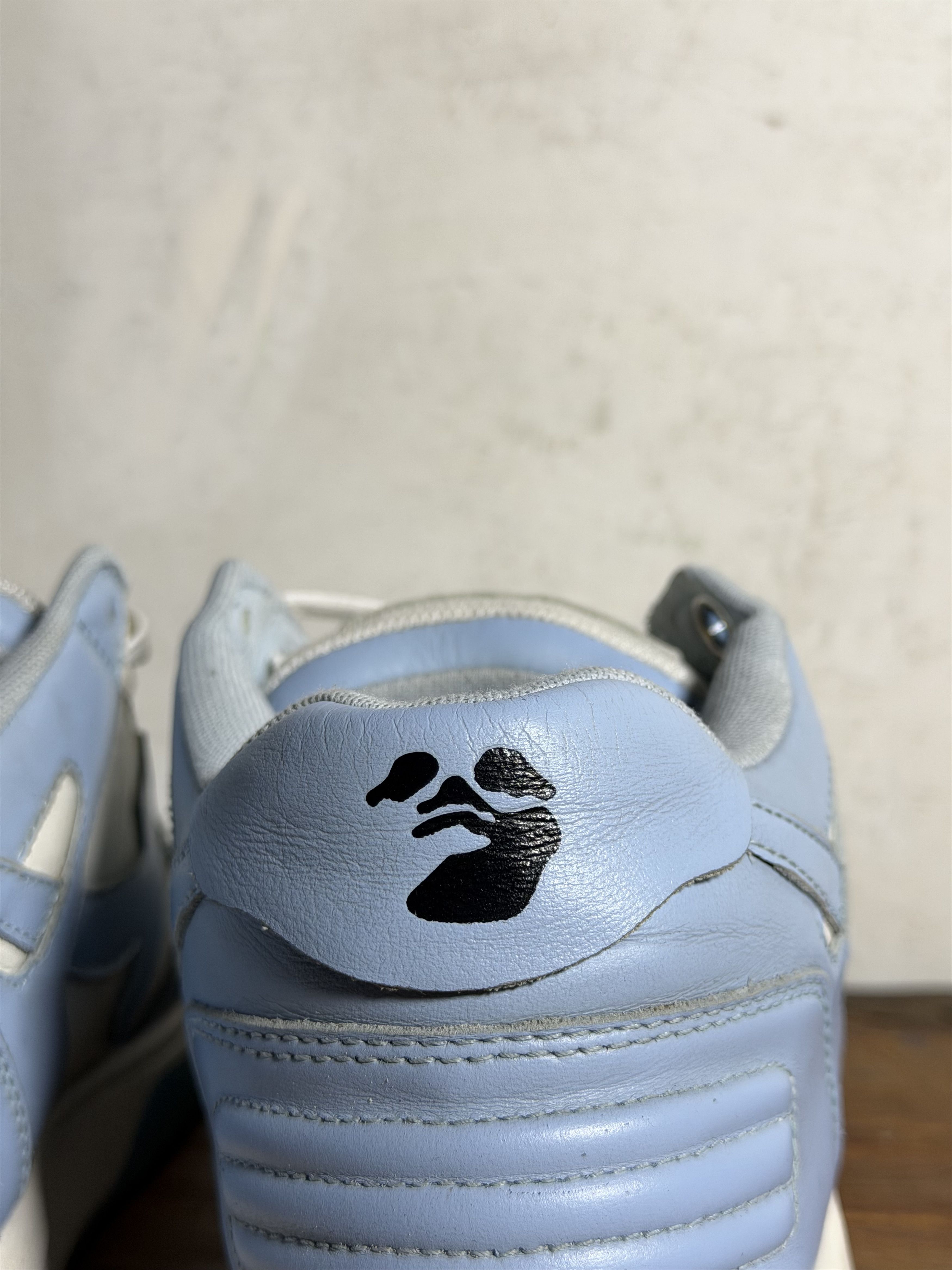 Off-White Off-White Out of Office White Blue Sneakers Size US 10 / EU 43 - 7 Thumbnail
