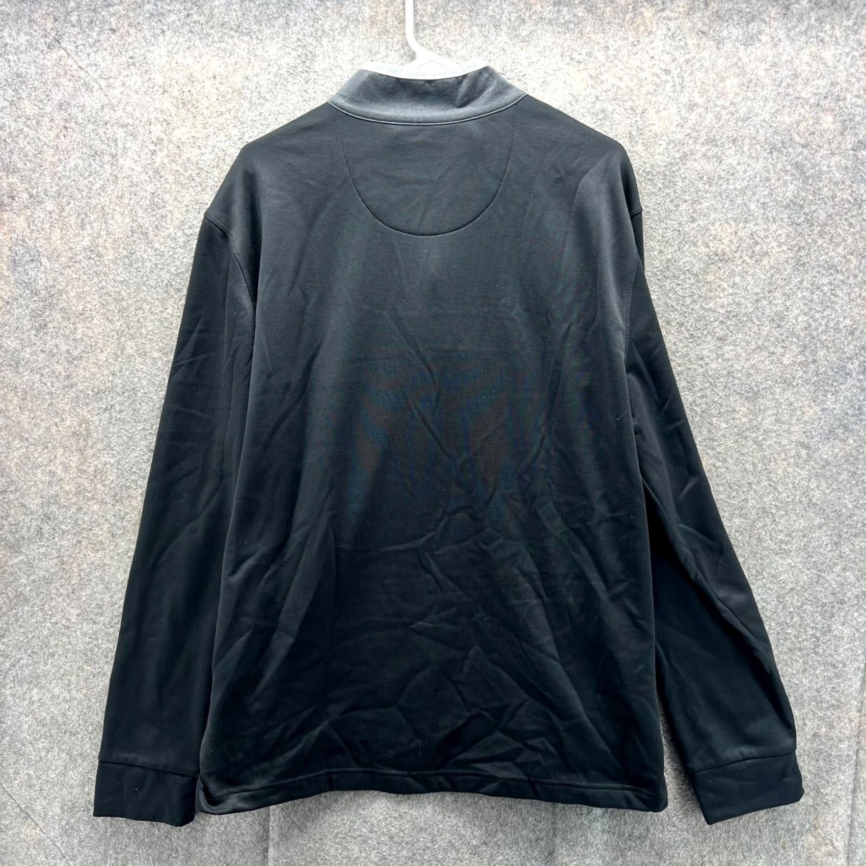 Callaway VINTAGE Callaway Sweater Mens XL Black Grey Quarter Zip Pullover Knit Jacket Golf PullOver Shirt? Size US XL / EU 56 / 4 - 2 Thumbnail