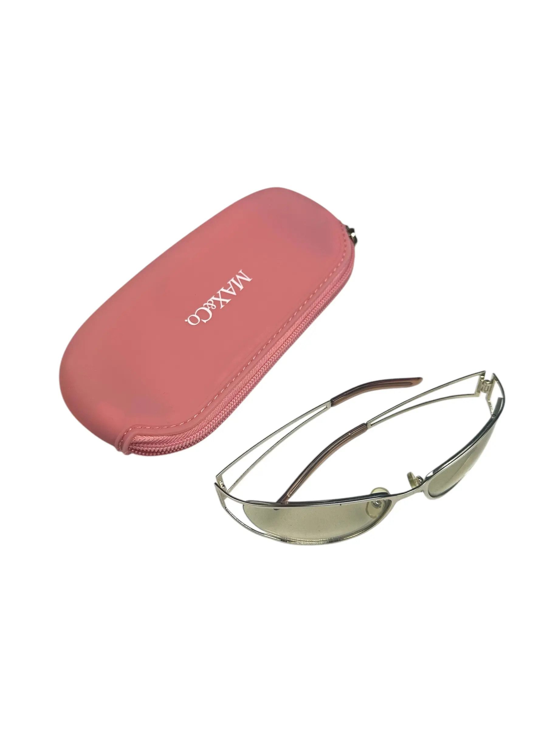 Max Mara Max Mara cateye gold vintage luxury designer sunglasses Size ONE SIZE - 7 Thumbnail