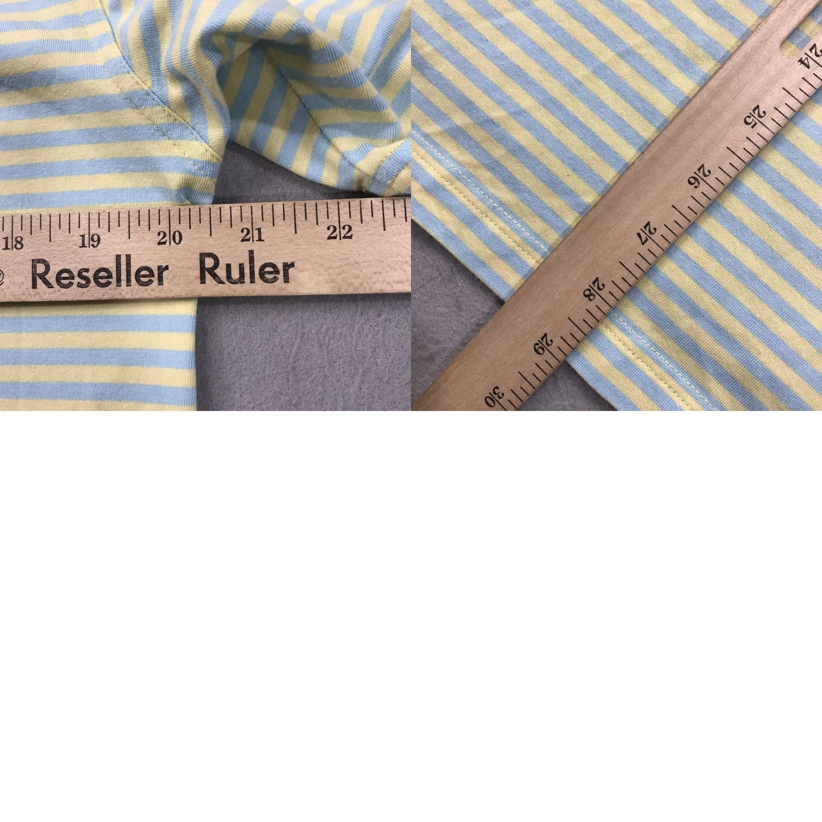 Vintage Dunning Streamsong Golf Polo Shirt Mens Medium Blue Yellow Striped Florida Top Size US M / EU 48-50 / 2 - 8 Thumbnail
