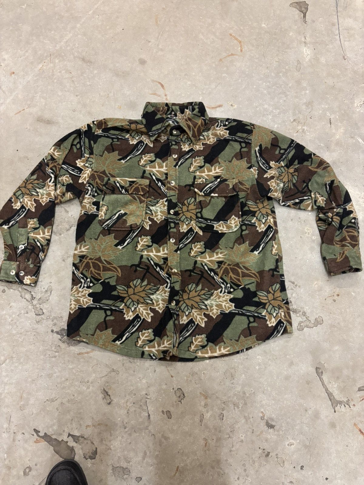 Other VINTAGE REAL TREE CAMO BUTTON UP Size US L / EU 52-54 / 3 - 1 Thumbnail