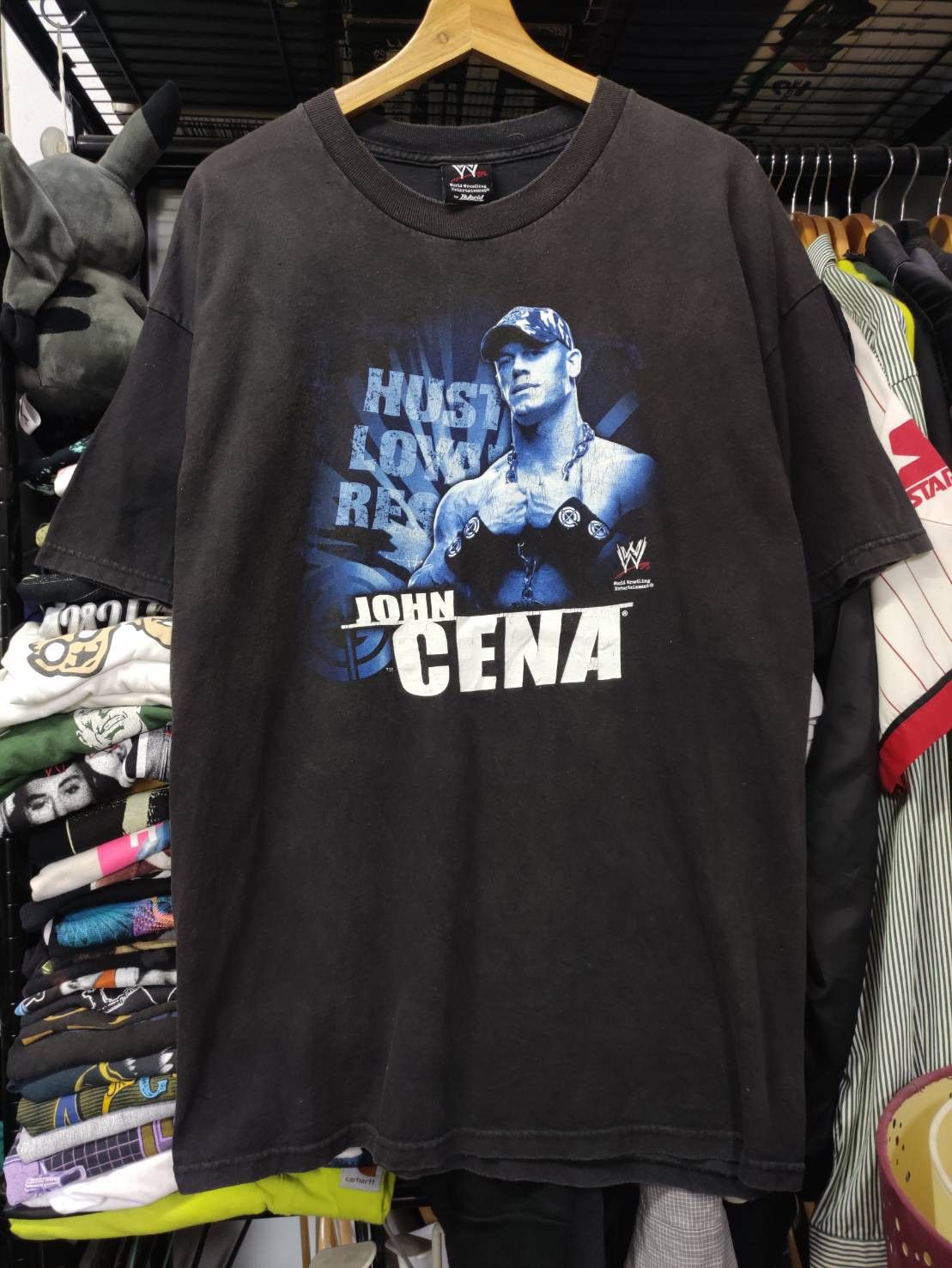 WWE Vtg 00's WWE John Cena Character Promo T-Shirt Size US XL / EU 56 / 4 - 2 Thumbnail