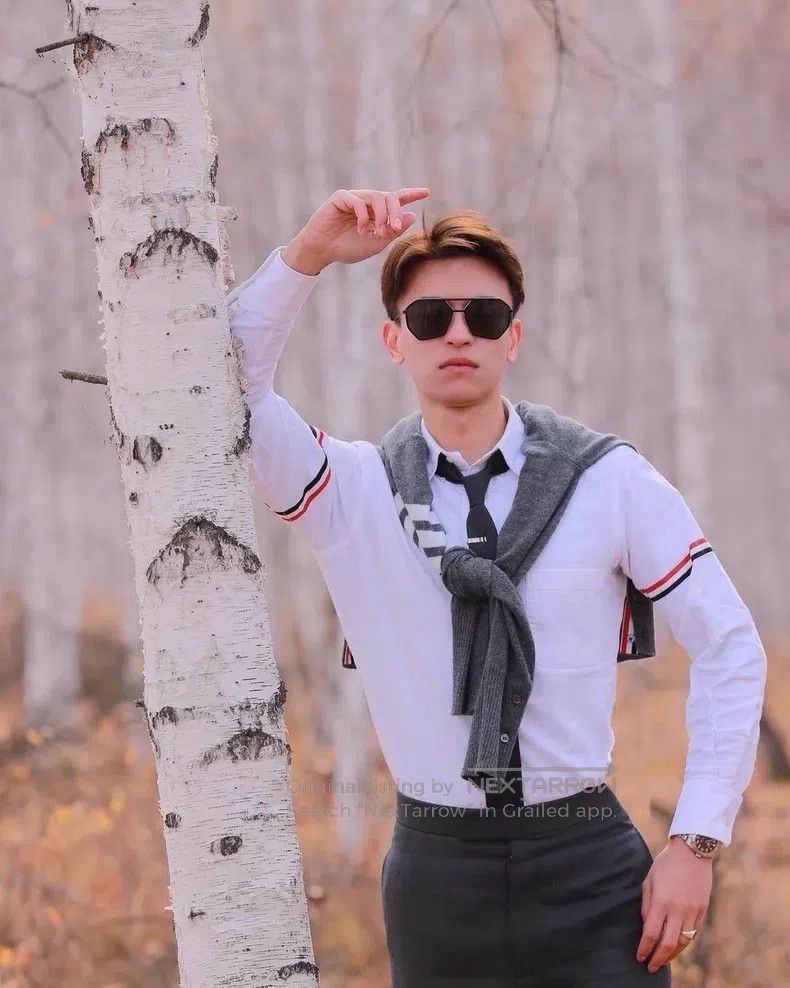 Thom Browne Thom Browne Shirt Size US L / EU 52-54 / 3 - 8 Thumbnail
