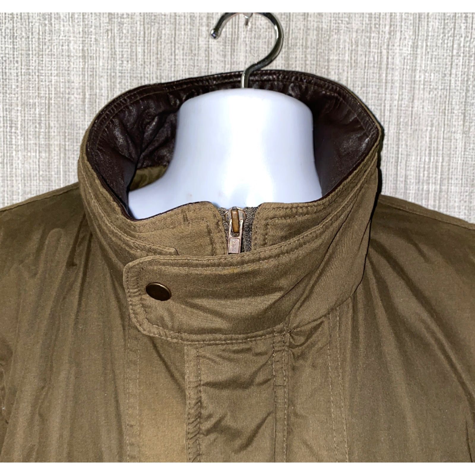 Levi's Vintage Levi’s Brown Full Zip Leather Accents Jacket Size XL Mens Size US XL / EU 56 / 4 - 3 Thumbnail
