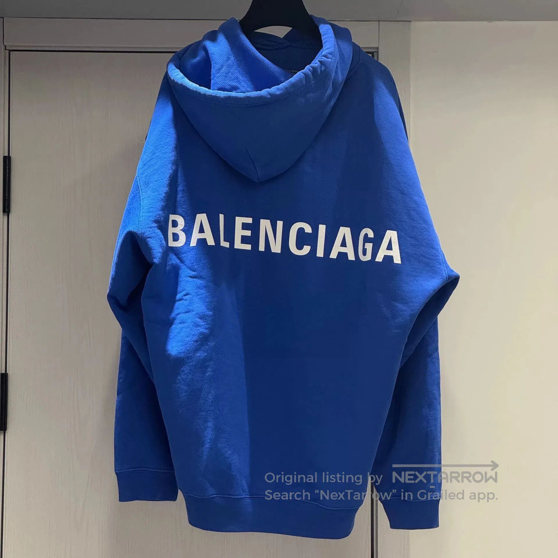 Balenciaga Balenciaga Klein Blue Hoodie. Size US M / EU 48-50 / 2 - 5 Thumbnail