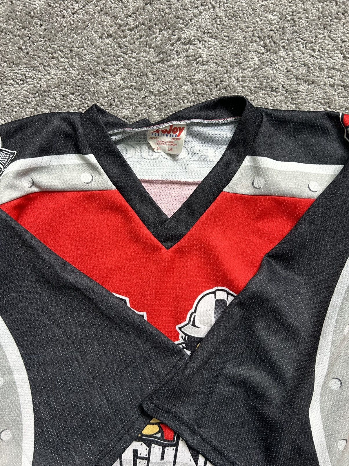 Vintage Vintage Calgary Rouchnecks Lacrosse Jersey Made in Canada Size US L / EU 52-54 / 3 - 3 Thumbnail