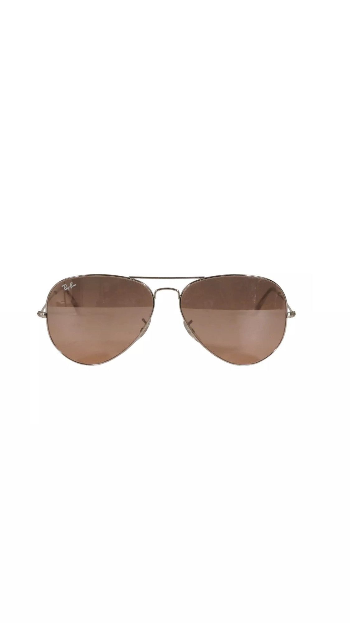 RayBan Aviator Large Metal Sunglasses Silver RB 3025 Size ONE SIZE - 11 Thumbnail
