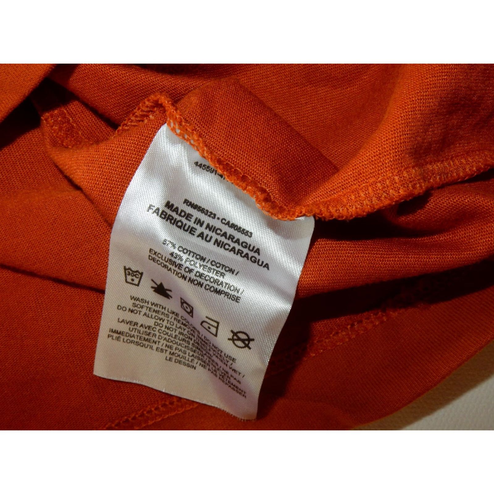 Nike Nike Texas Longhorns Men's T-Shirt S Orange Graphic Print Short Sleeve Size US S / EU 44-46 / 1 - 4 Thumbnail