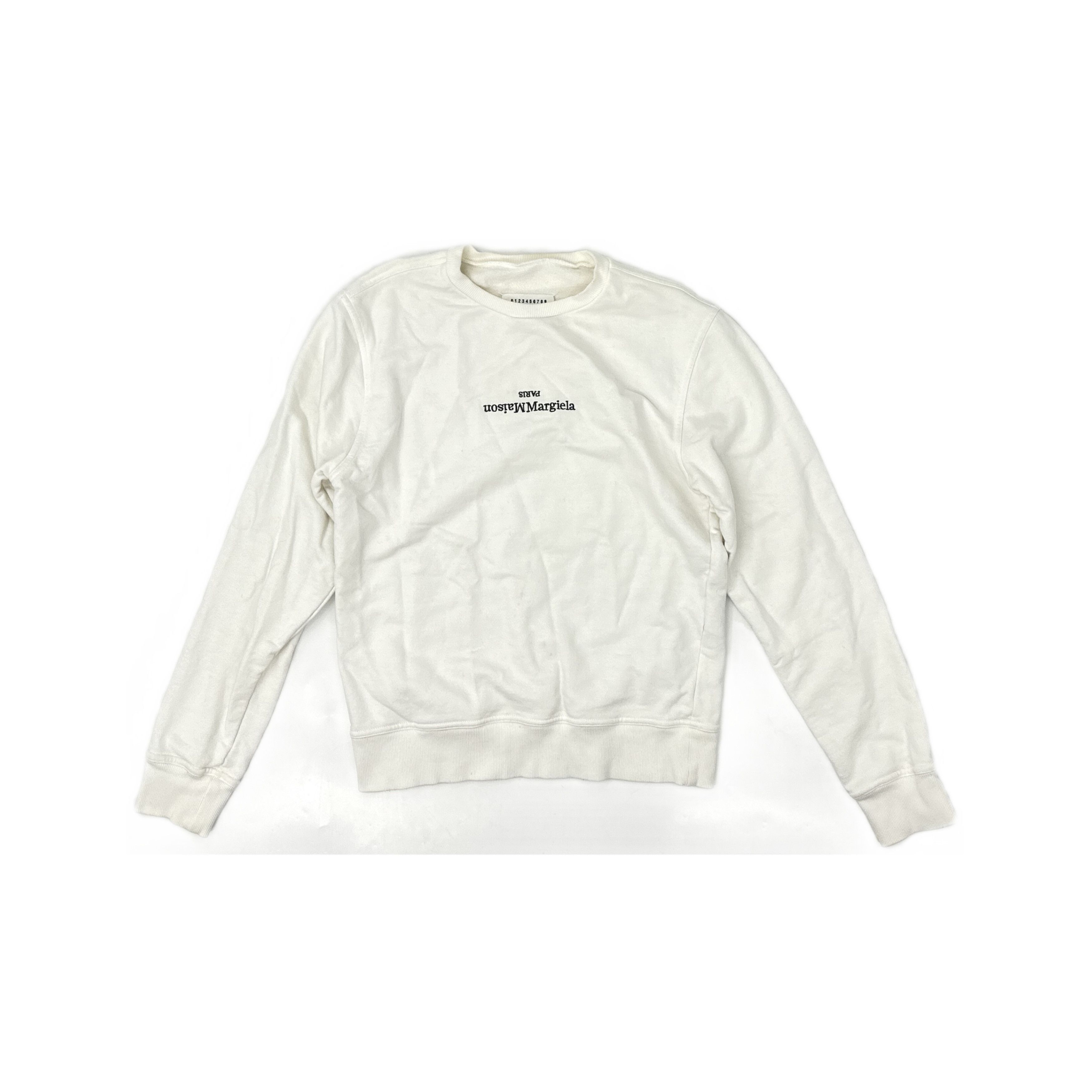 Maison Margiela Maison Margiela Inverted Logo Sweatshirt Size S Size US S / EU 44-46 / 1 - 1 Thumbnail
