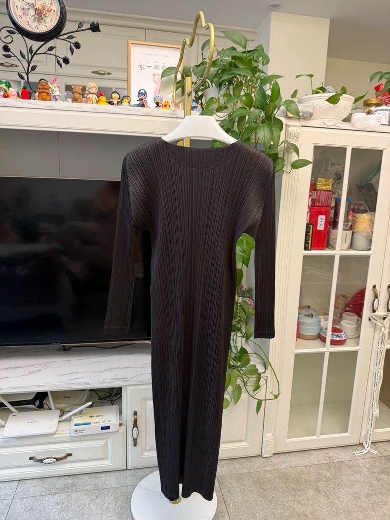 Issey Miyake Issey Miyake size:2 Black-brown dress Size XS / US 0-2 / IT 36-38 - 7 Thumbnail