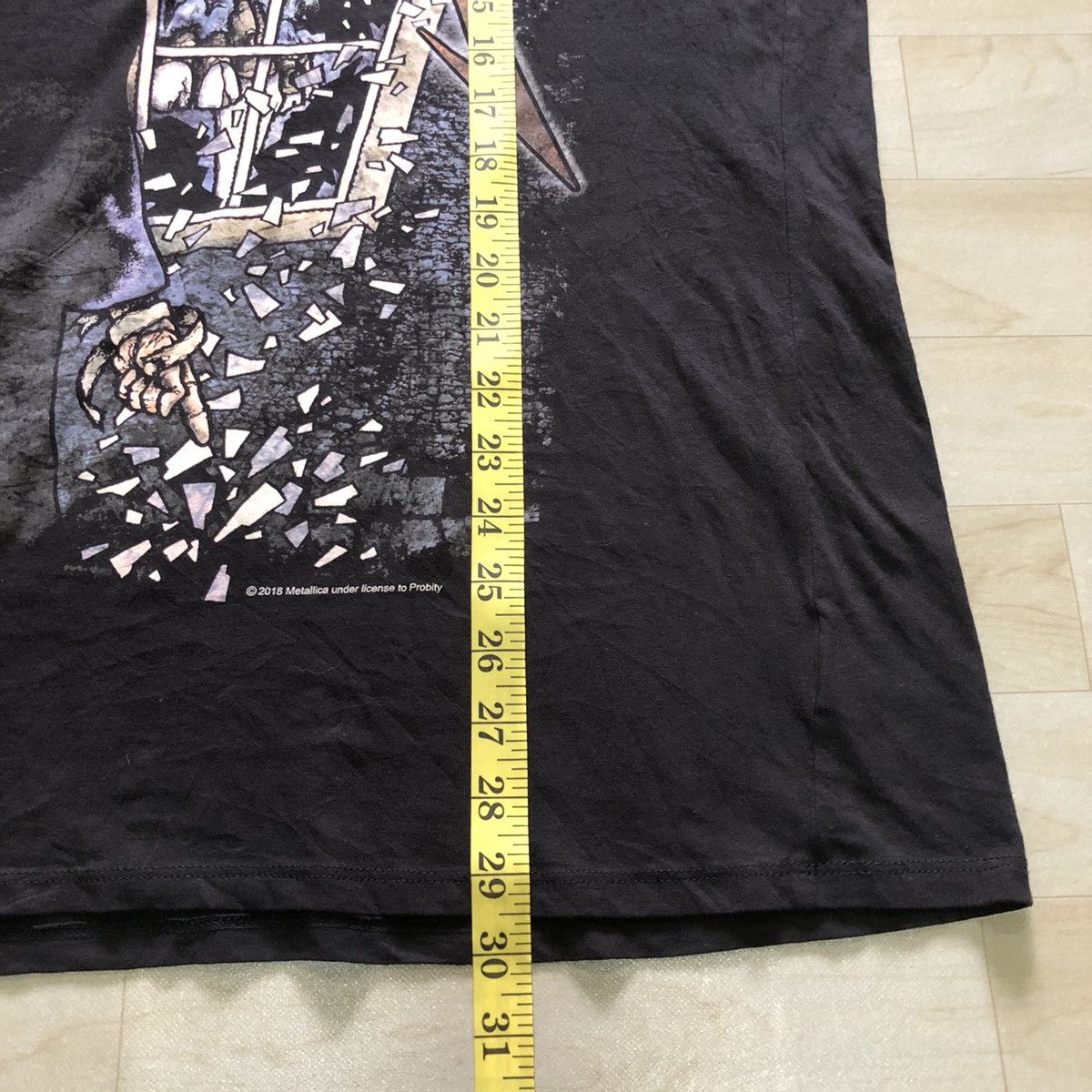 Band Tees × Metallica Metallica Pushead Tee Size US XL / EU 56 / 4 - 10 Thumbnail