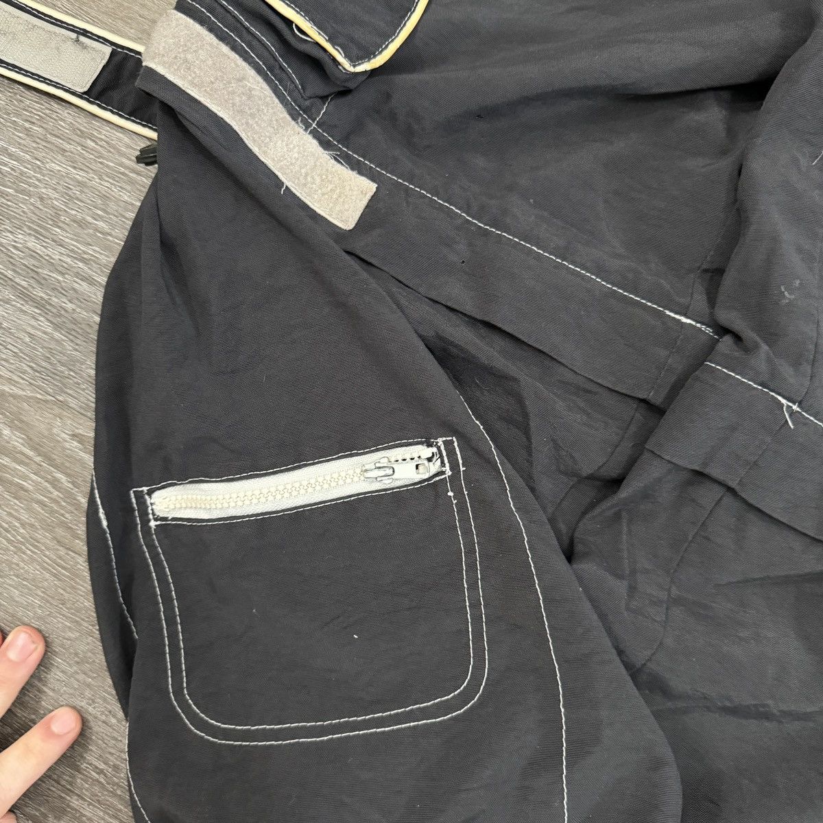 JNCO × Tripp NYC × Vintage Rare Vintage Macgear Rave wear baggy wide leg cargo zip off Size US 34 / EU 50 - 4 Thumbnail